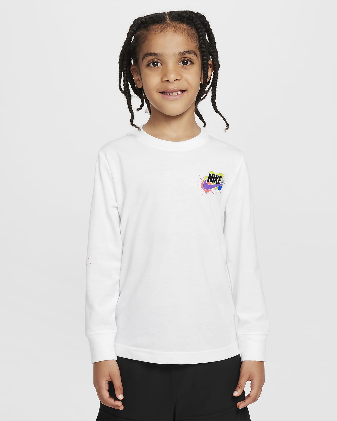 Nike "Express Yourself" Little Kids' Long Sleeve T-Shirt