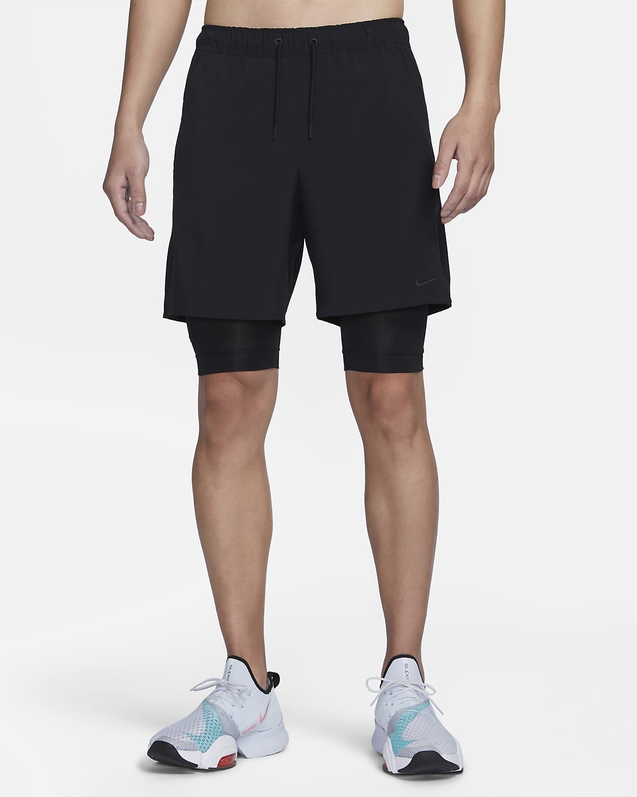 Nike Dri-FIT Unlimited 男款二合一 18 公分多功能短褲