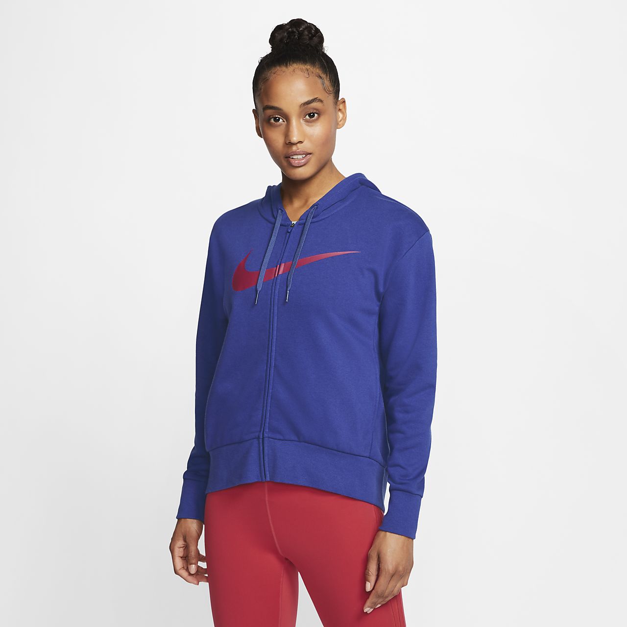 Nike Dri Fit Get Fit Women S Full Zip Training Hoodie Nike Se