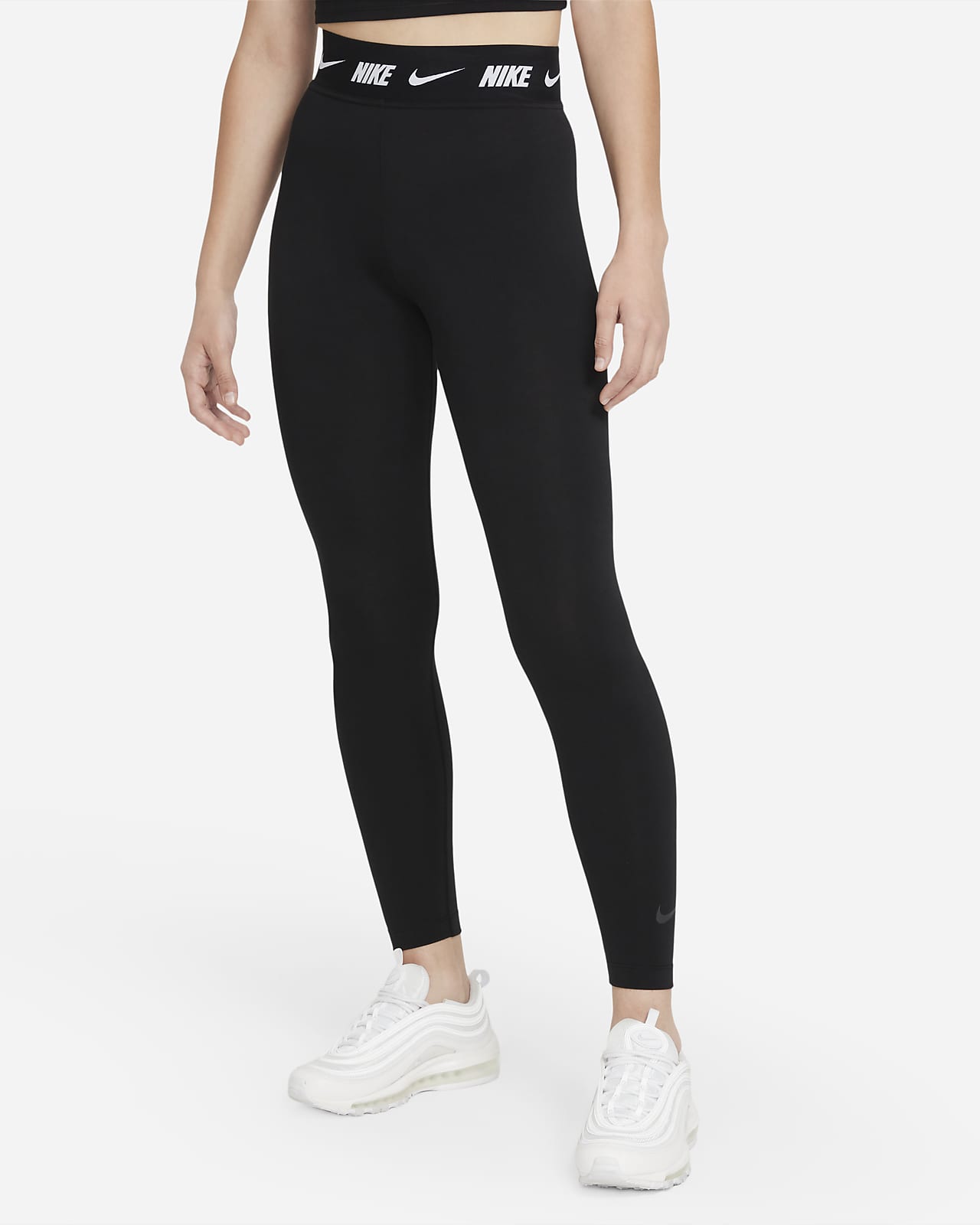 Nike Sportswear Club-leggings med høj talje til kvinder