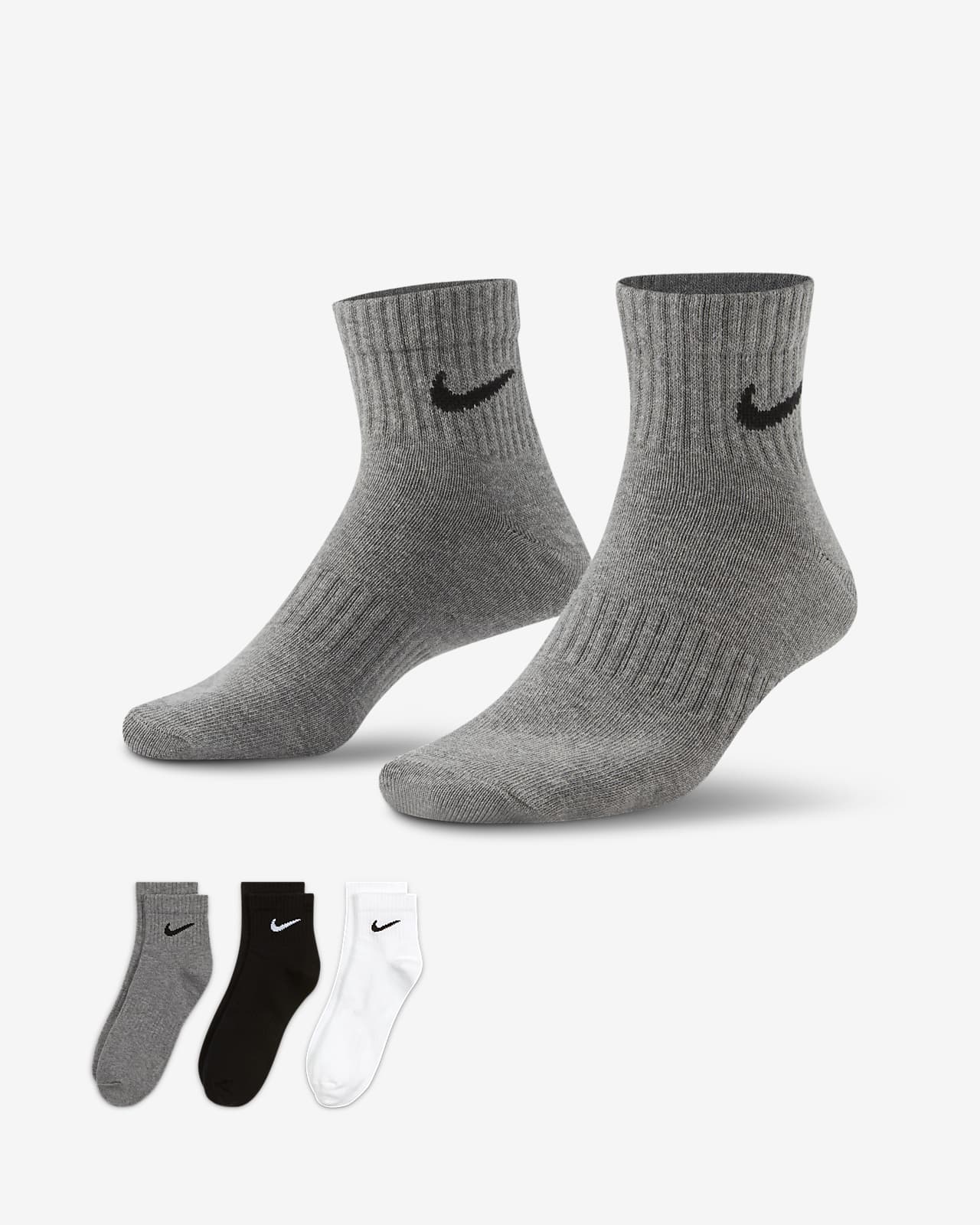 Nike Everyday Lightweight Trainingsenkelsokken (3 paar)