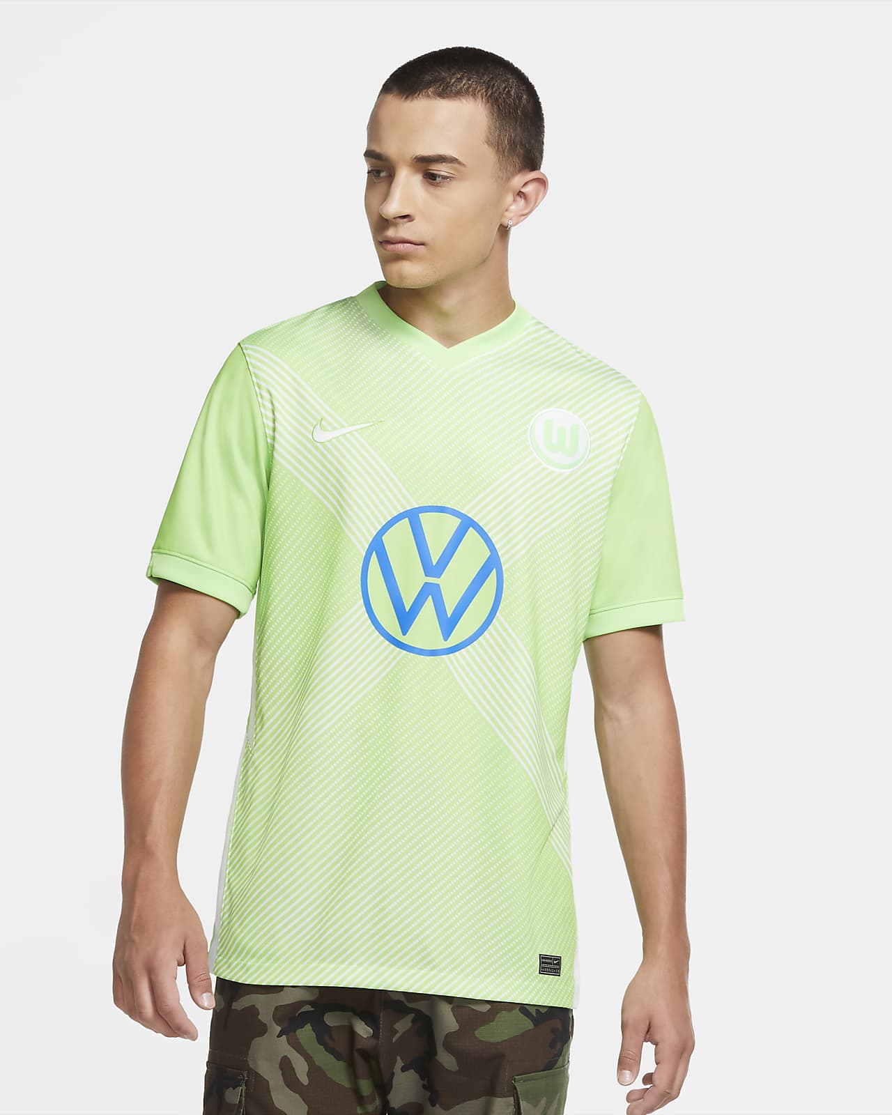 Maglia da calcio VfL Wolfsburg 2020/21 Stadium da uomo ...