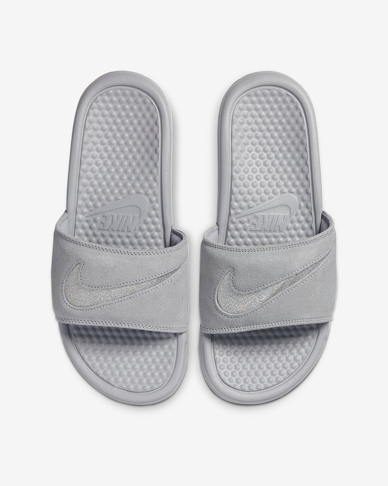 women's nike benassi jdi swoosh slide sandals