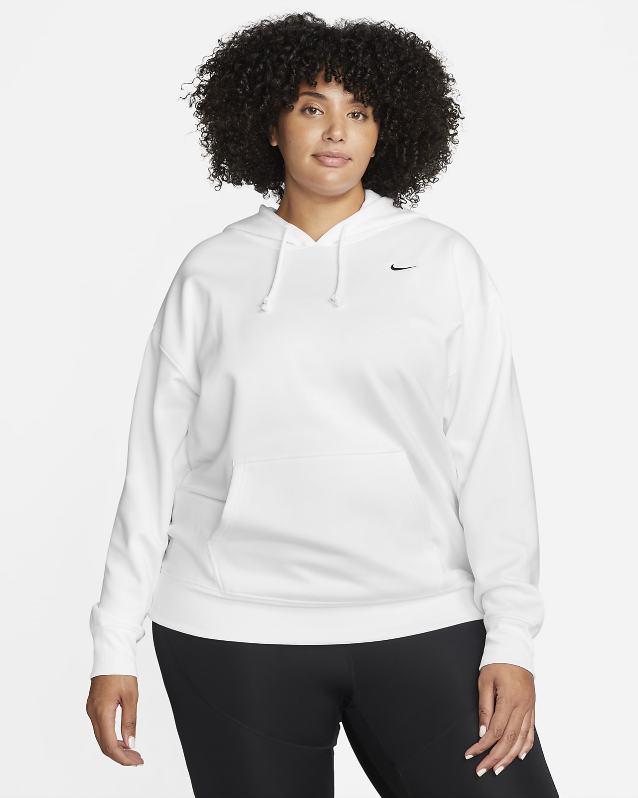 Nike Therma-FIT All Time Women's Pullover Training Hoodie (Plus Size)