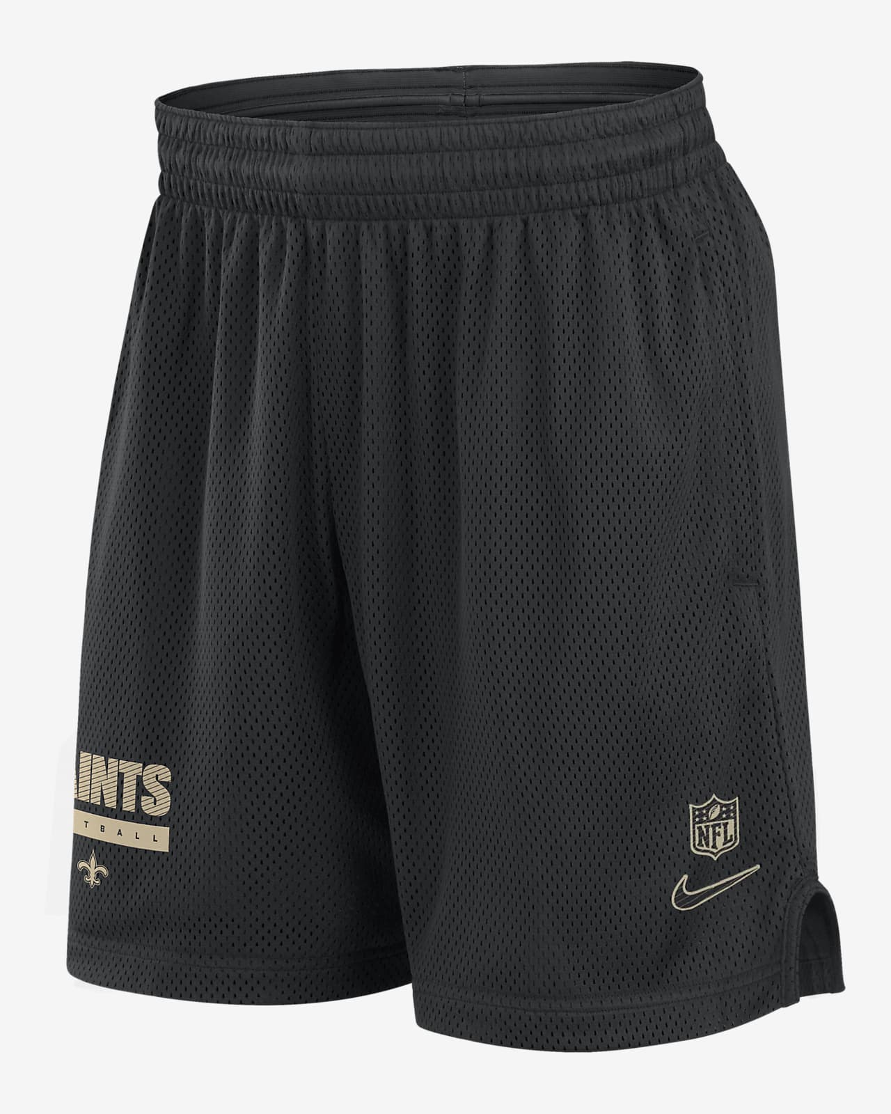 Shorts Nike Dri-FIT de la NFL para hombre New Orleans Saints Sideline