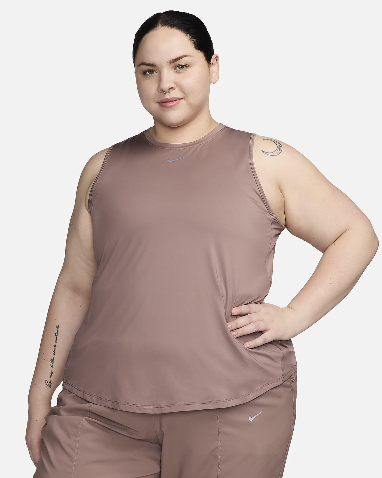 Camiseta de tirantes Dri-FIT para mujer (talla grande) Nike One Classic