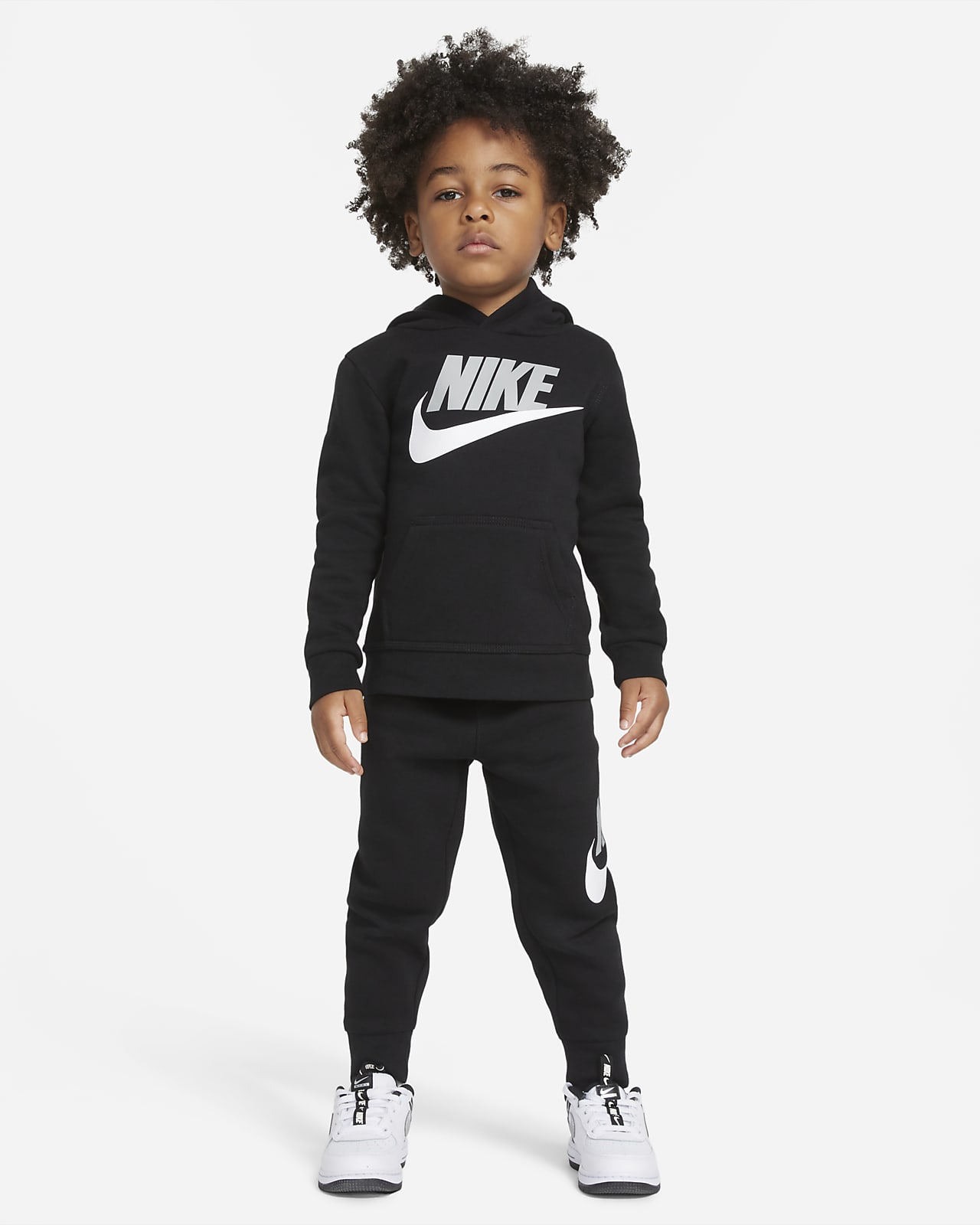 Conjunto de pantalones de entrenamiento y sudadera con capucha infantil Nike