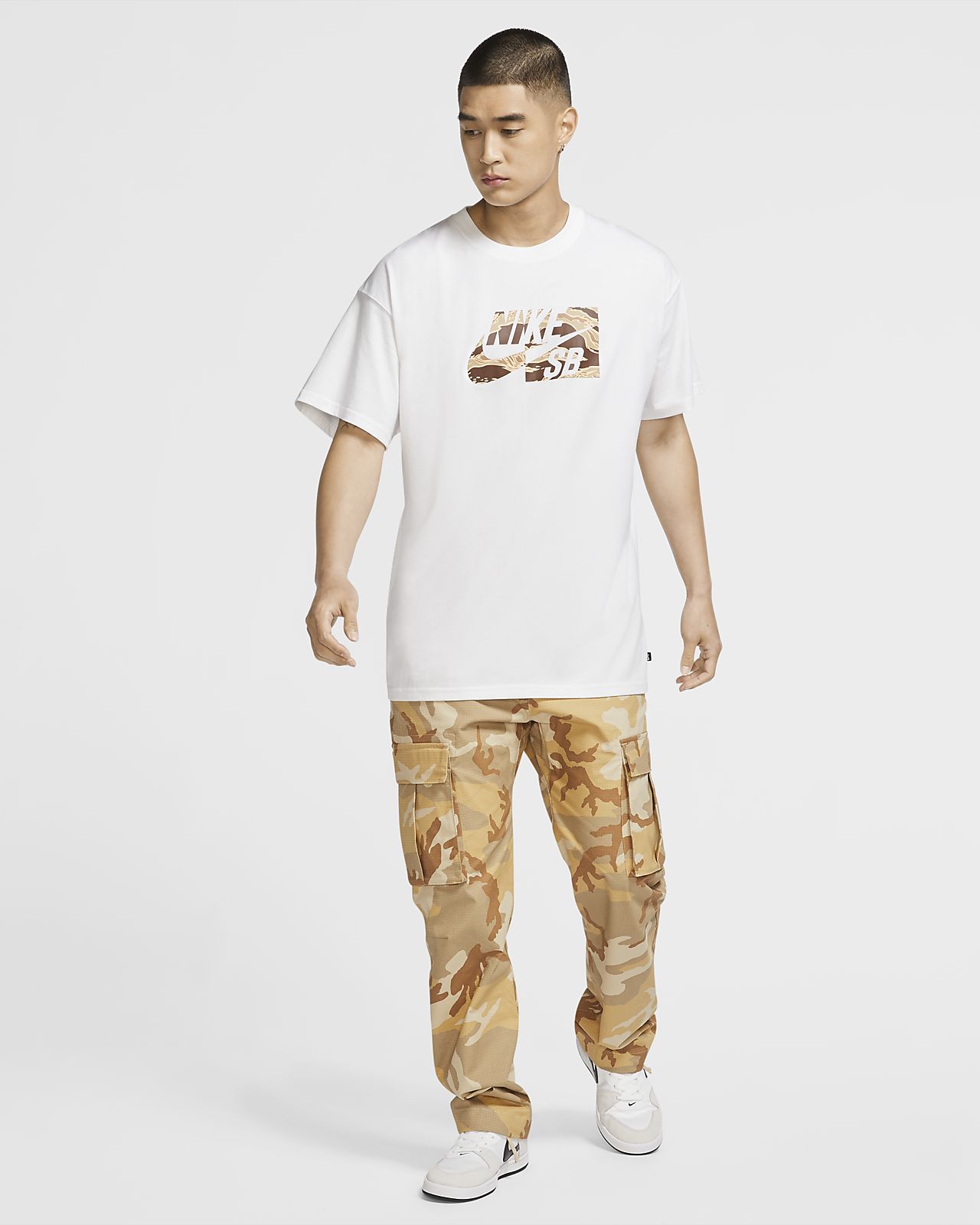 nike t shirt camo