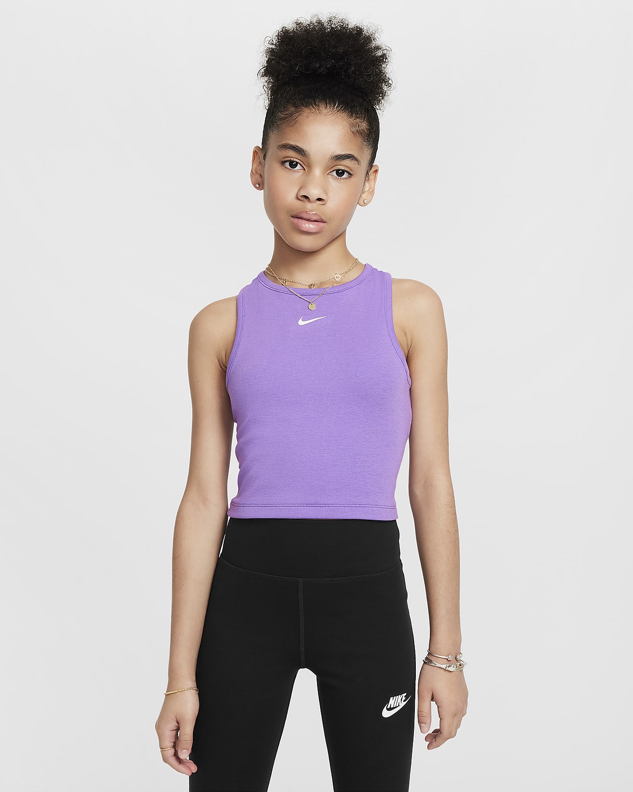 Nike Sportswear Girls' Ribbed Tank Top