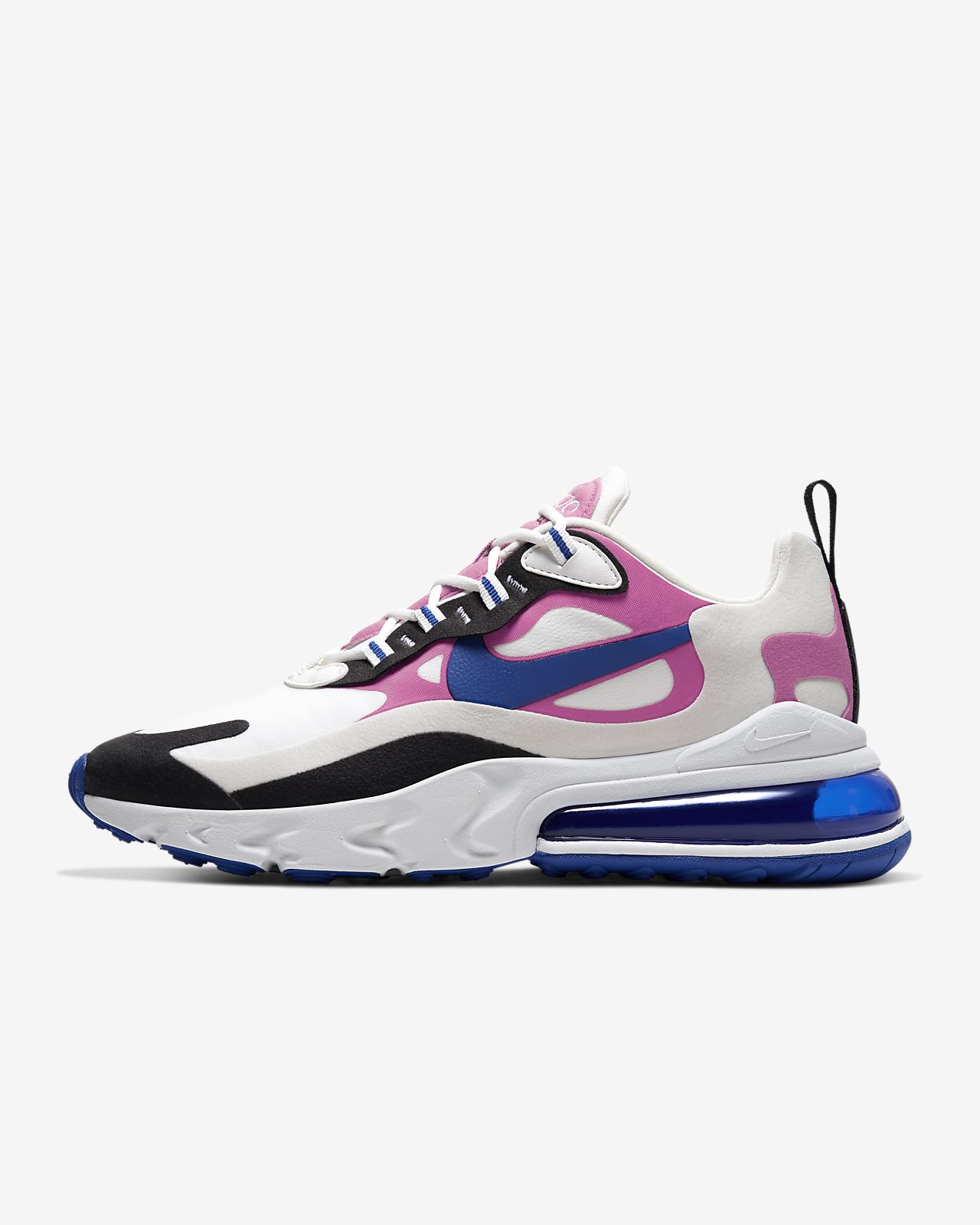 nike 270 react pink and blue
