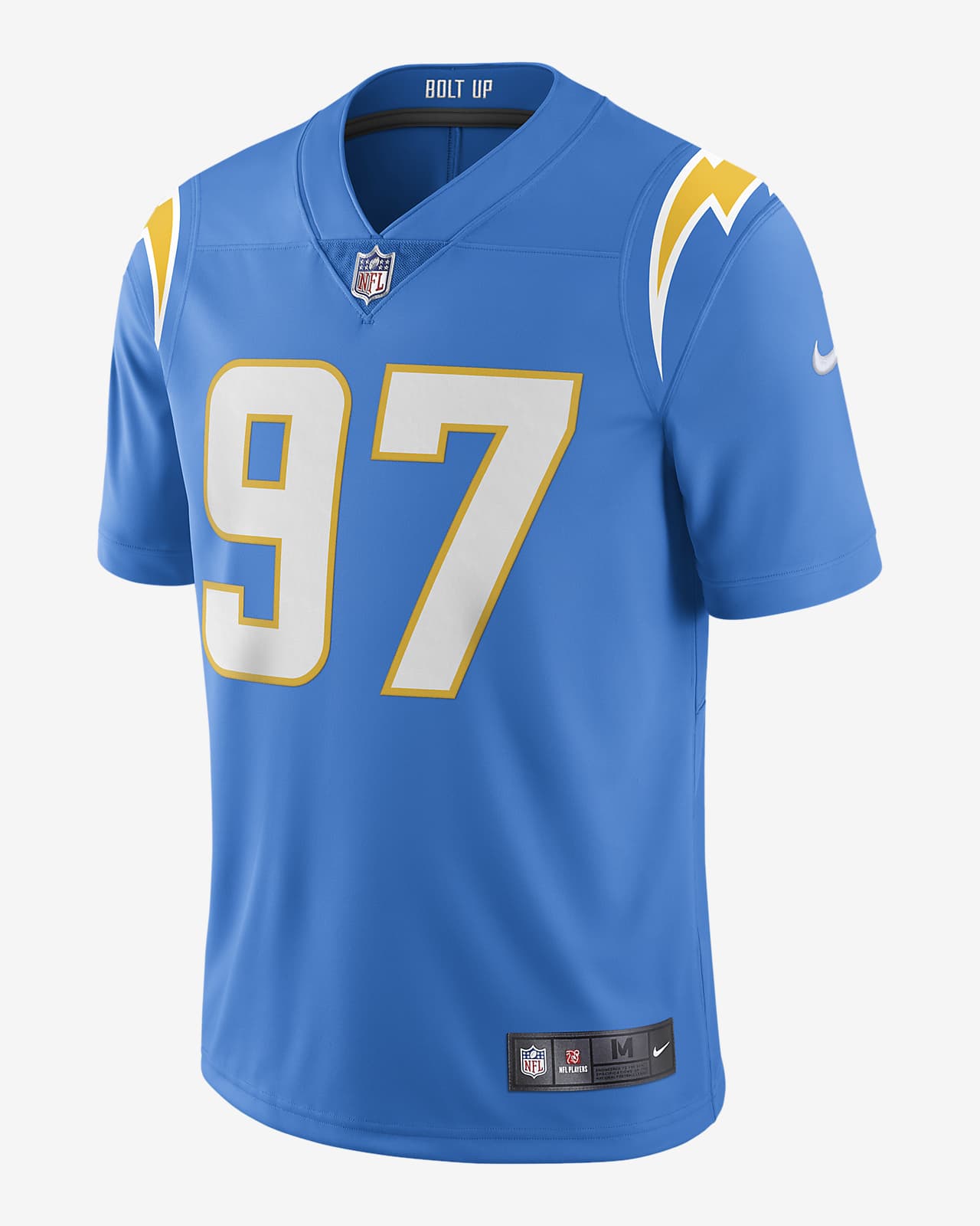 Camiseta de fútbol americano edición limitada para hombre NFL Los Angeles Chargers Vapor