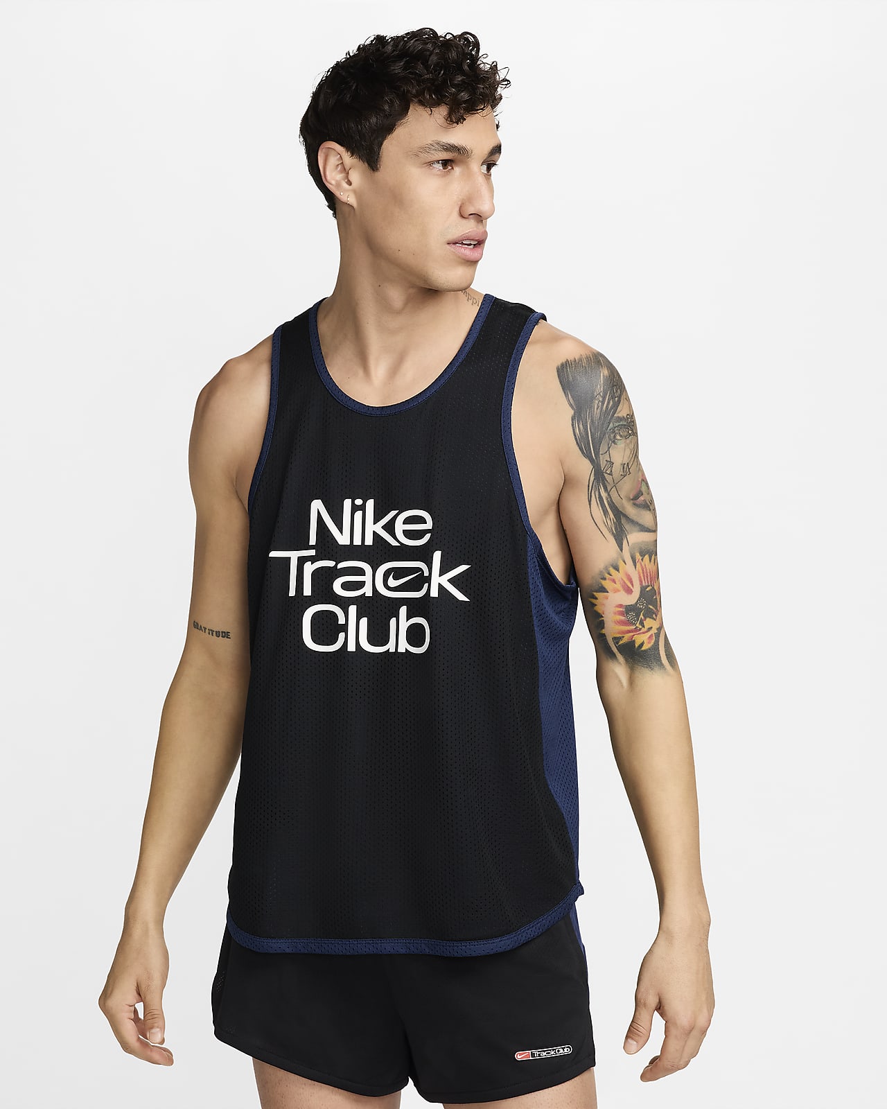 Camiseta sin mangas de running Dri-FIT para hombre Nike Track Club