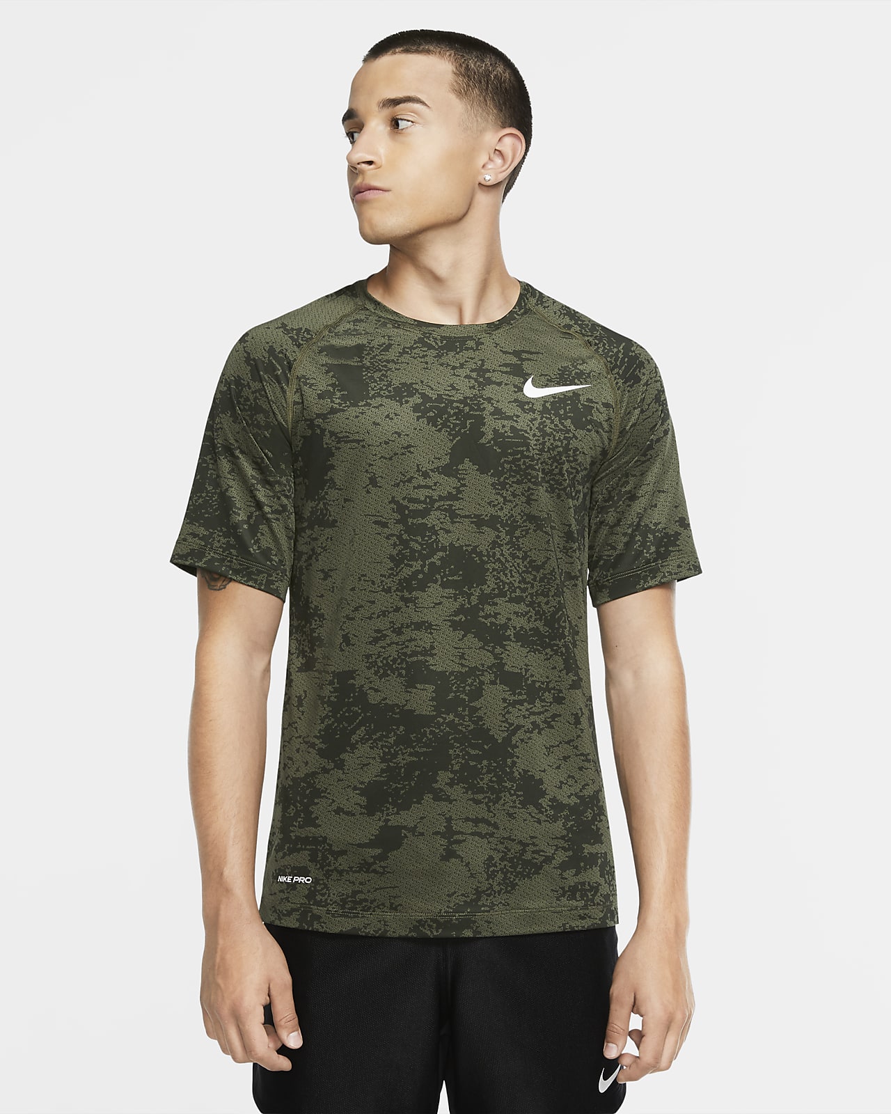 nike pro short sleeve top