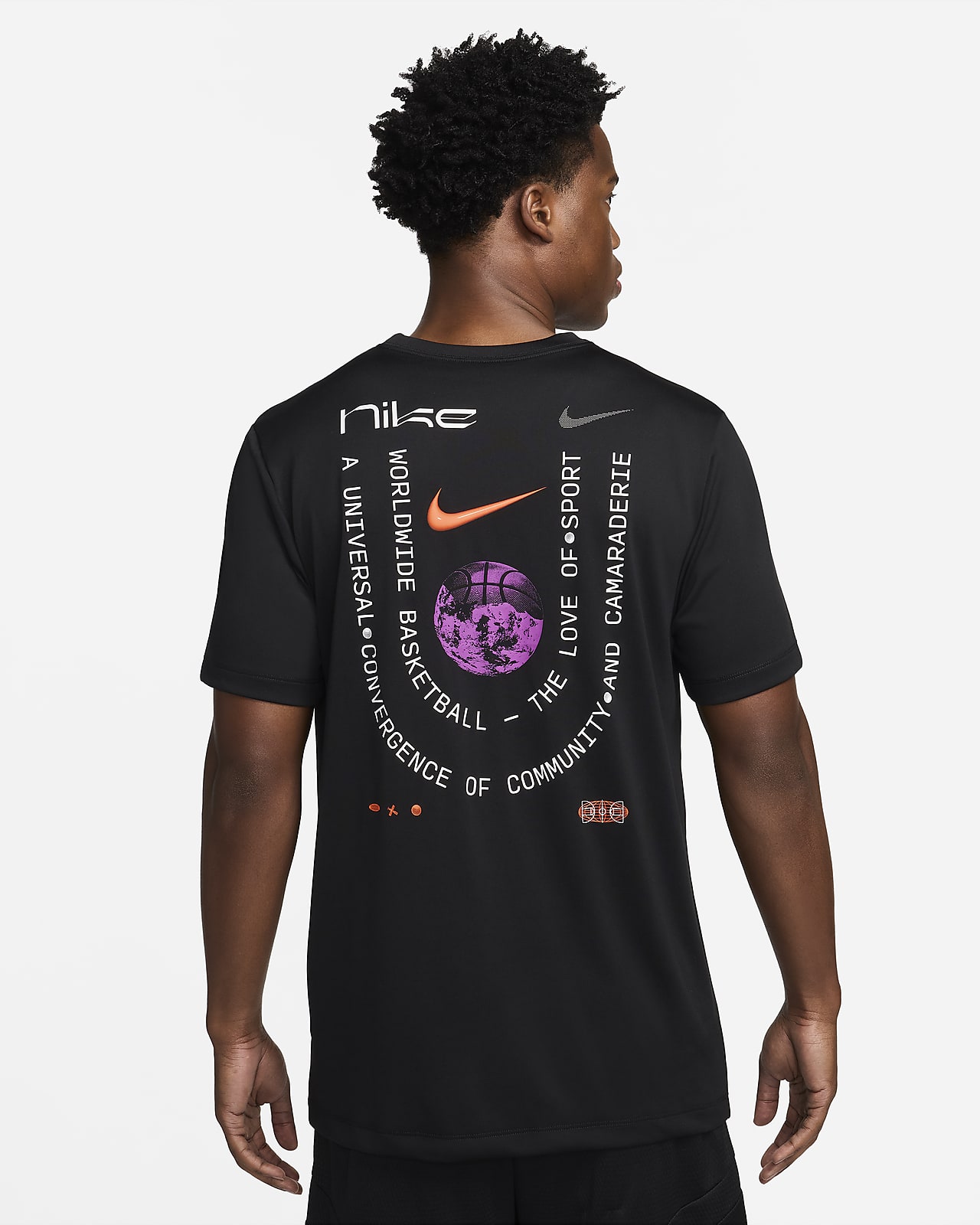 Ανδρικό T-Shirt μπάσκετ Dri-FIT Nike