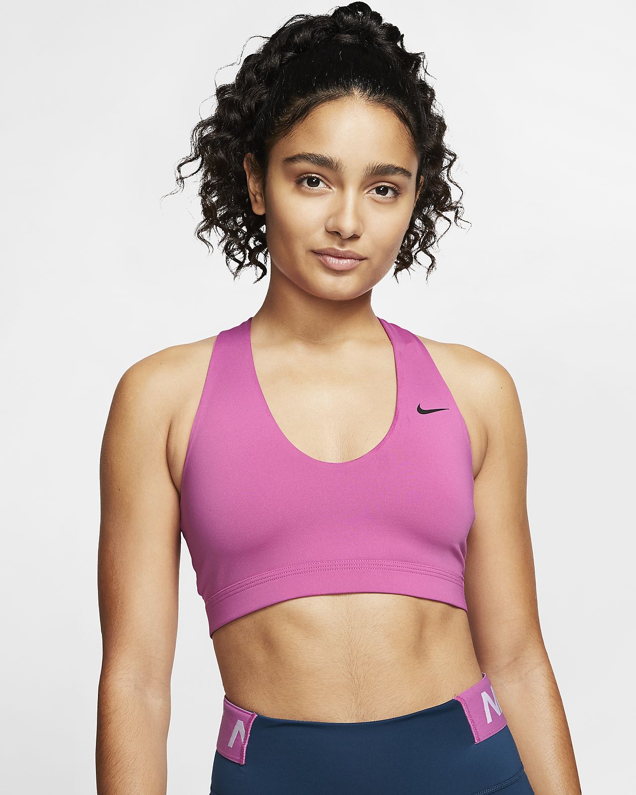 nike indy sports bra pink