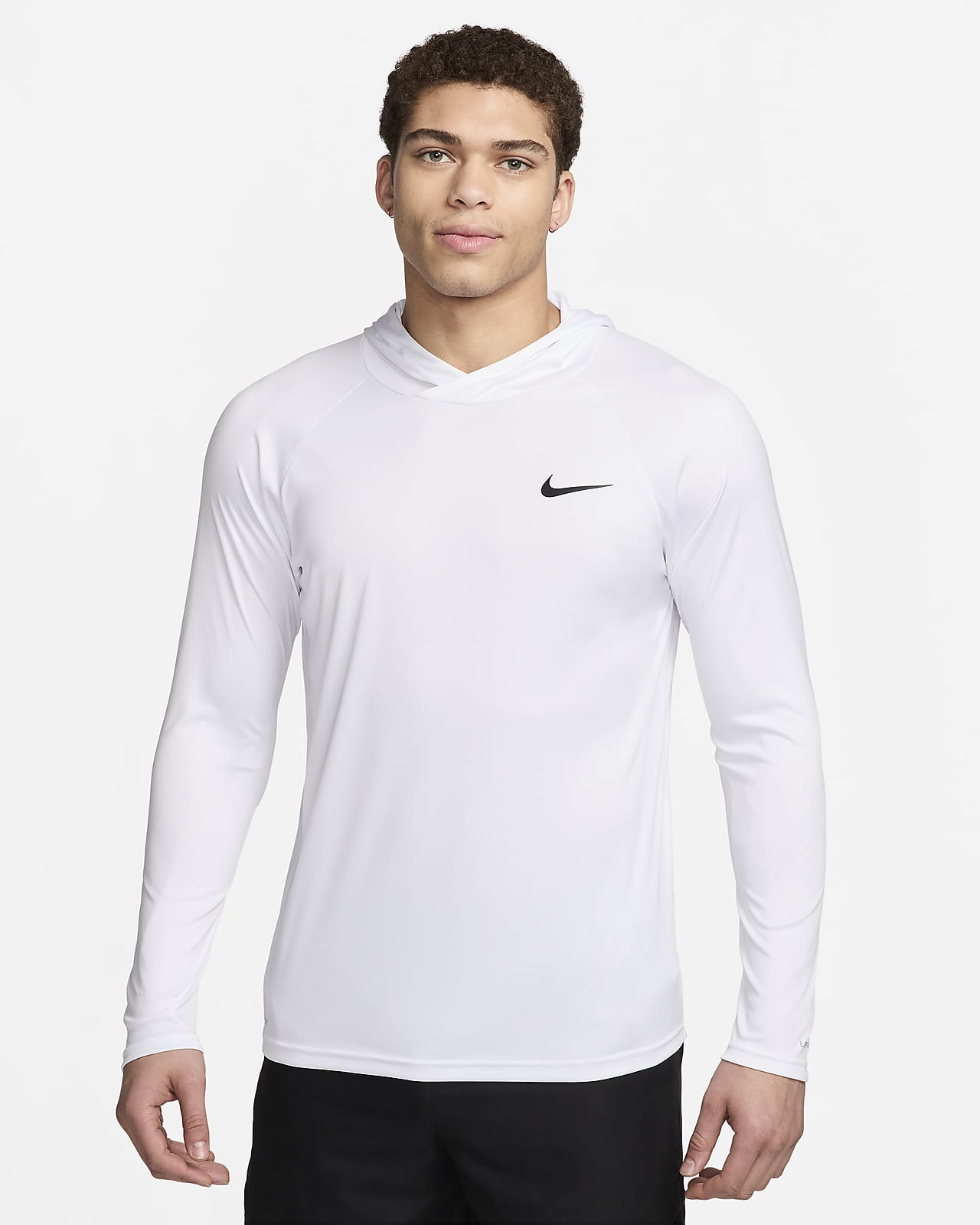 Camiseta Hydroguard con gorro de manga larga para hombre Nike Swim Essential