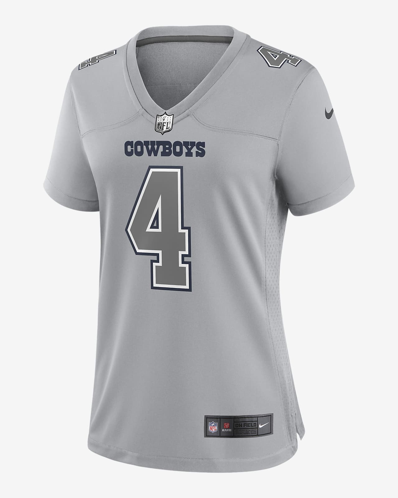 NFL Dallas Cowboys Atmosphere (Dak Prescott) Women's Fashion Football Jersey