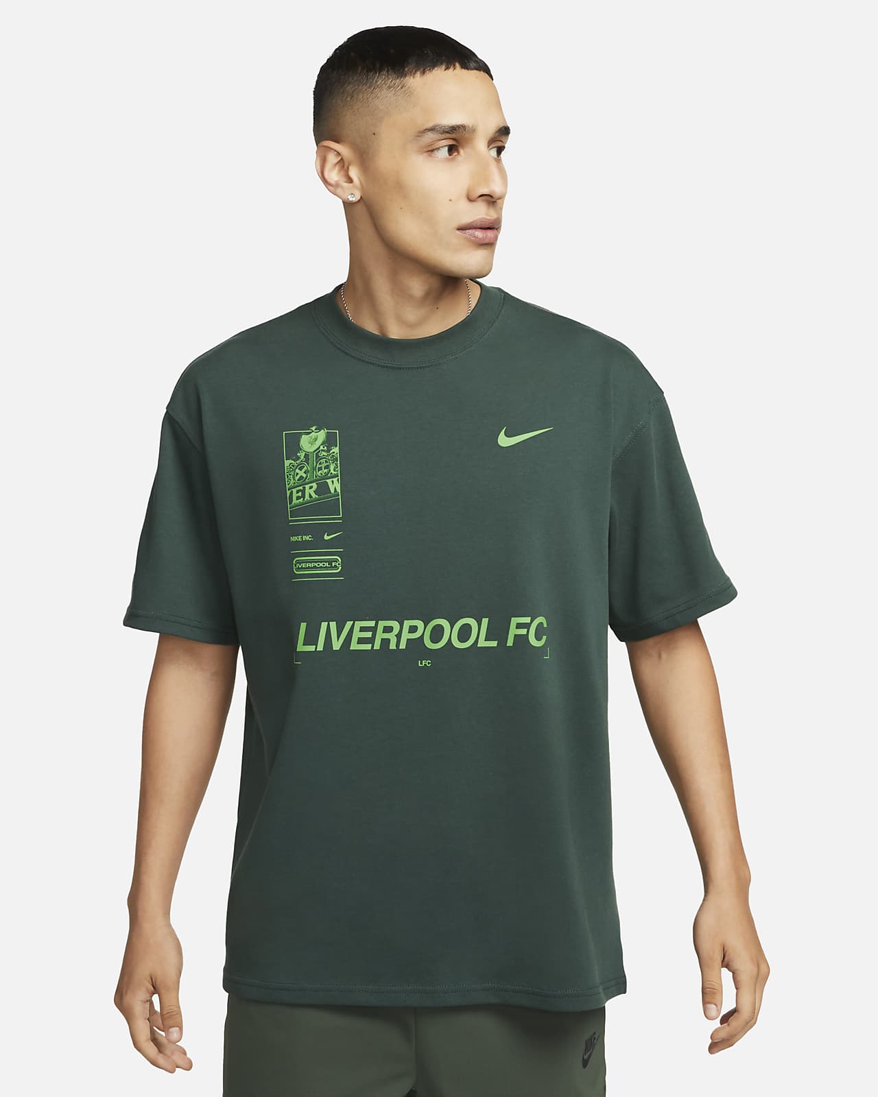 Liverpool FC Nike Max90 fotball-T-skjorte til herre