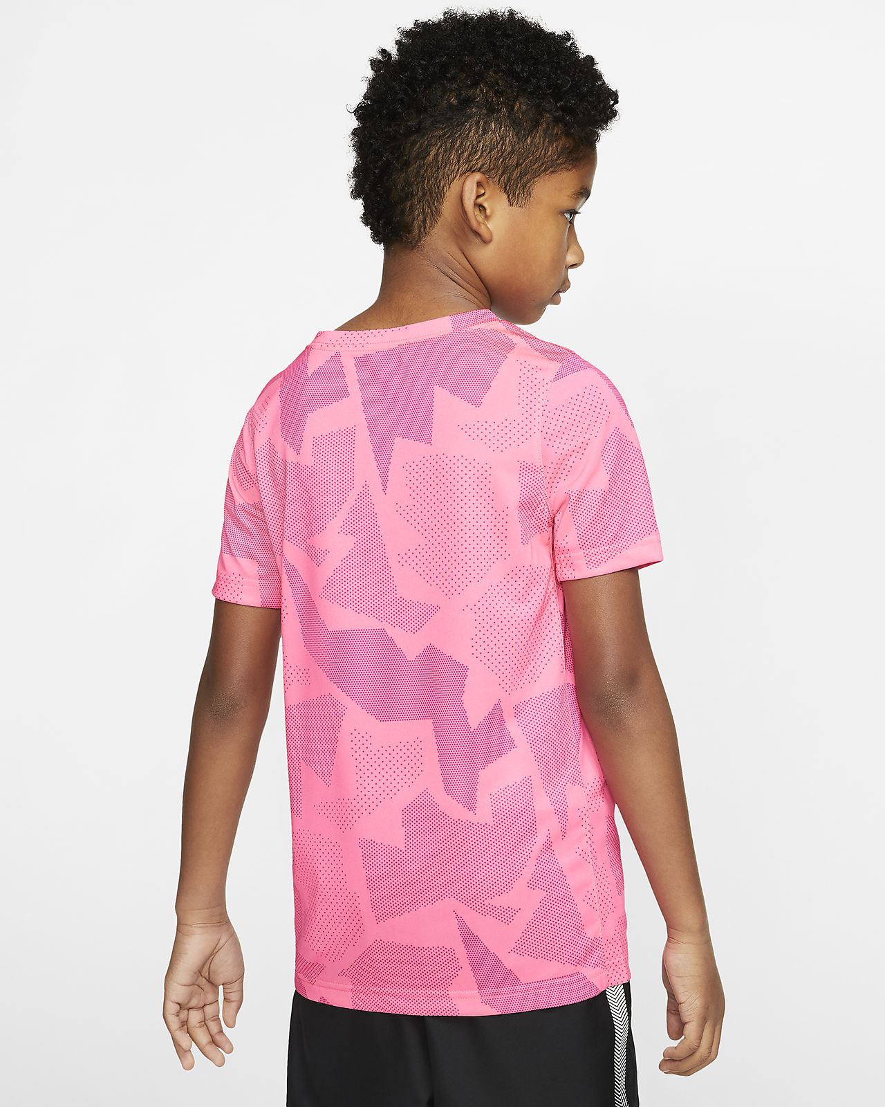 pink nike dri fit t shirt