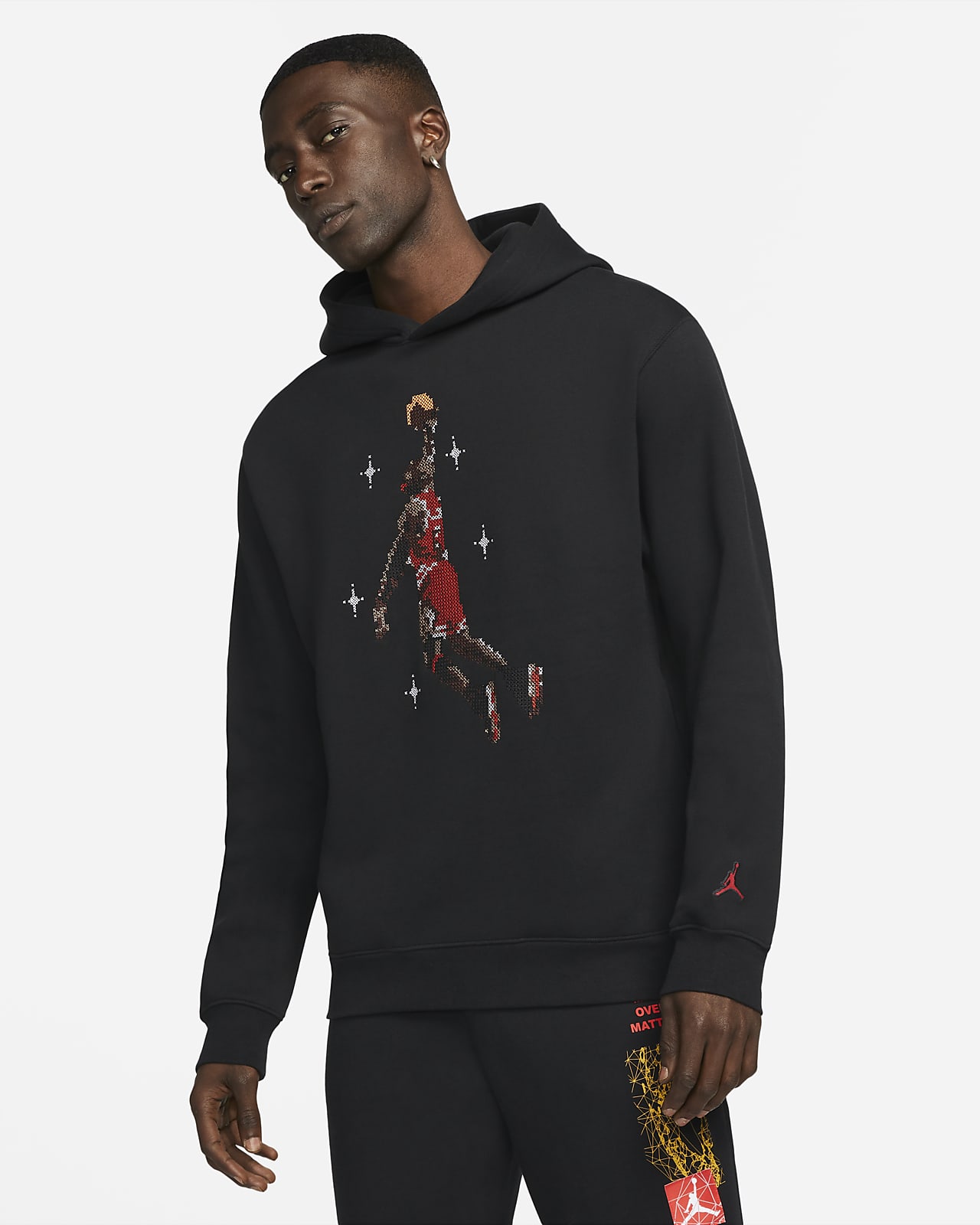 Jordan Essentials Men's Graphic Fleece Hoodie