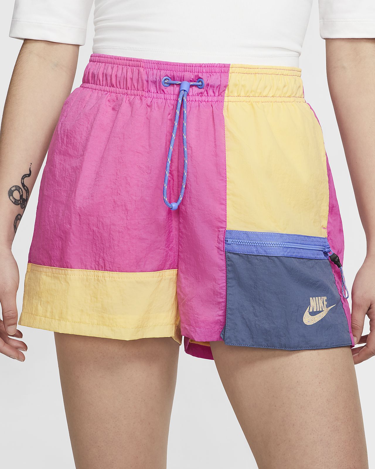 pantaloncini nike donna rosa