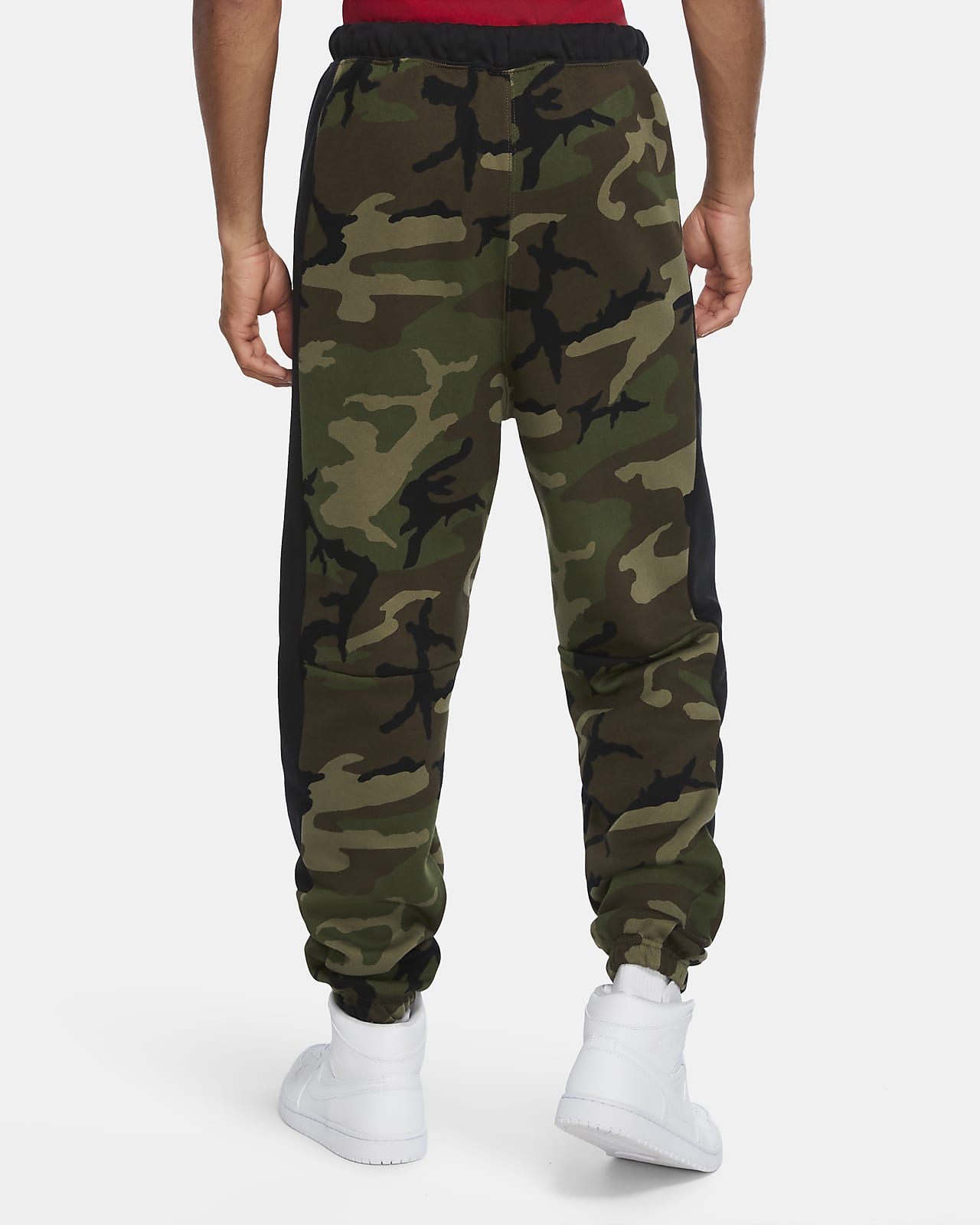nike camo track pants
