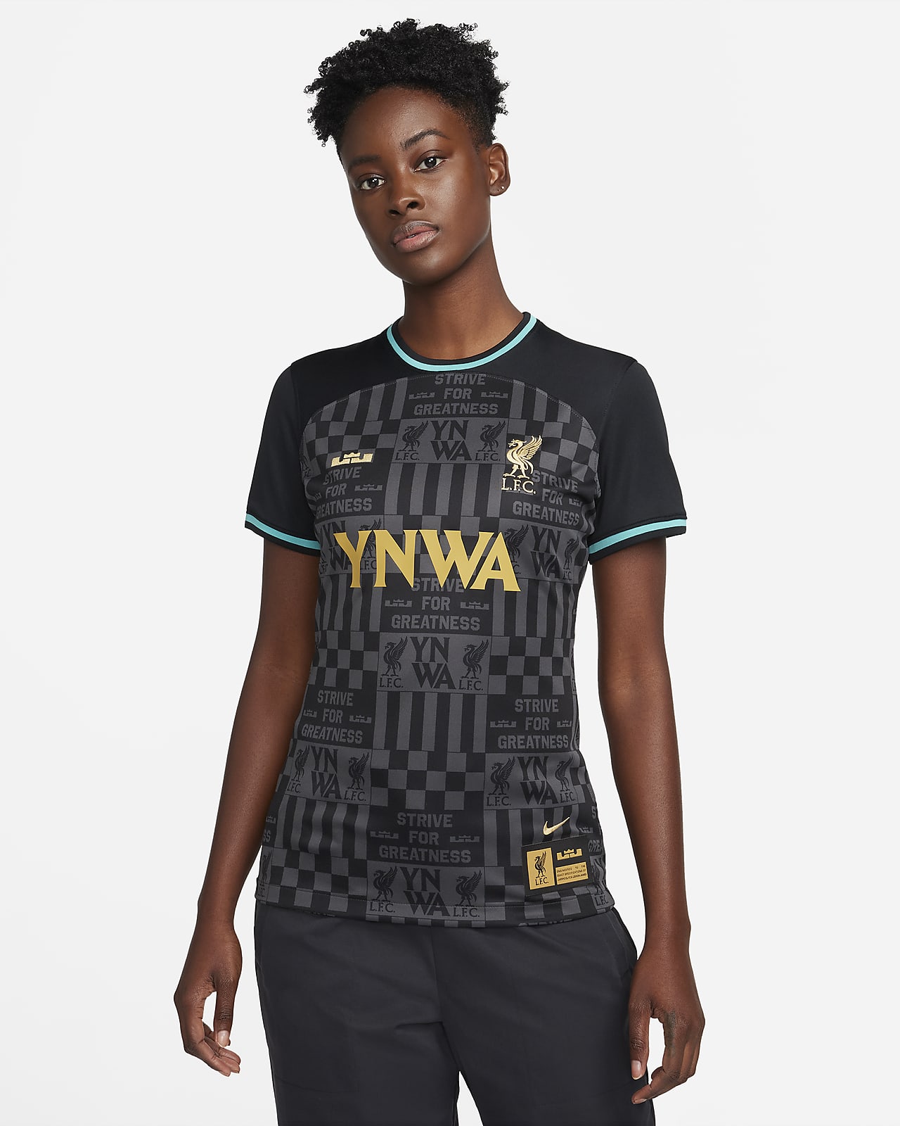 LeBron x Liverpool F.C. Stadium Women's Nike Dri-FIT Replica Football Shirt