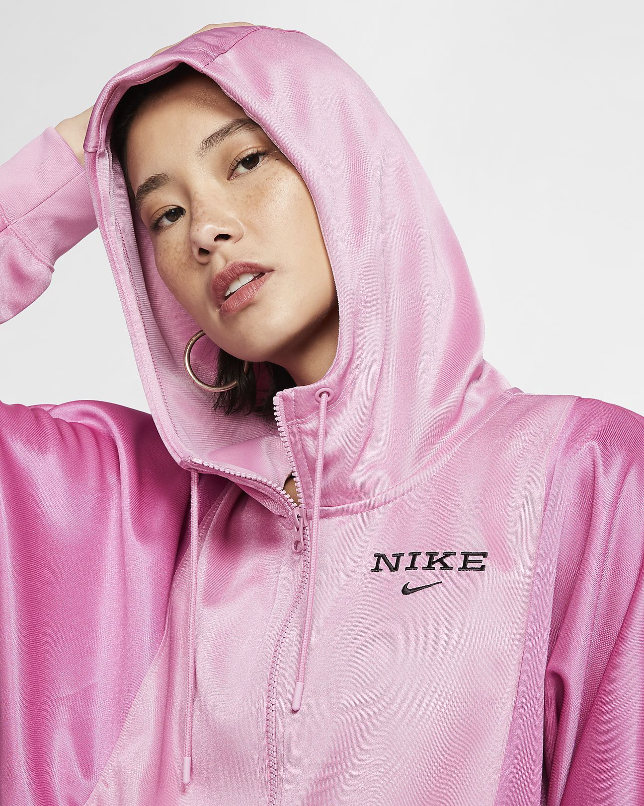 nike hooded jacket women's