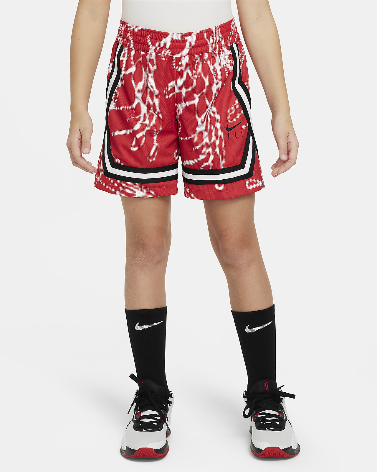 Shorts de básquetbol Dri-FIT para niña talla grande Nike Culture of Basketball Crossover