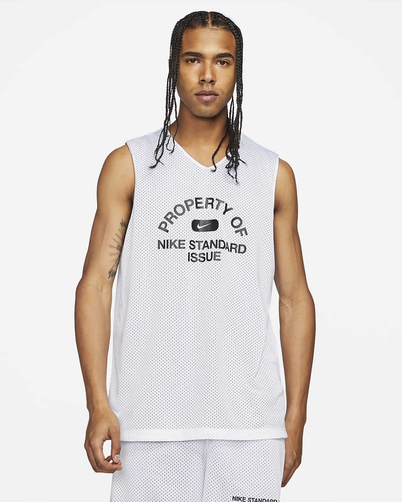 Jersey de malla de básquetbol para hombre Nike Standard Issue