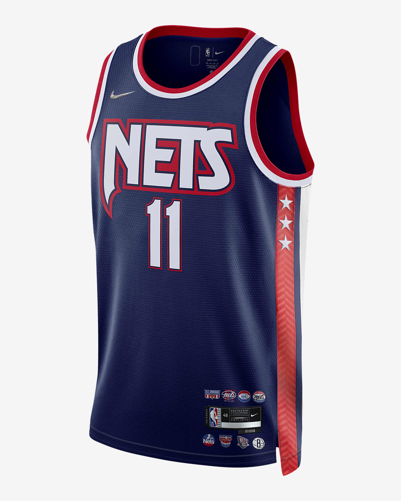 Brooklyn Nets City Edition Nike Dri-FIT NBA Swingman Trikot