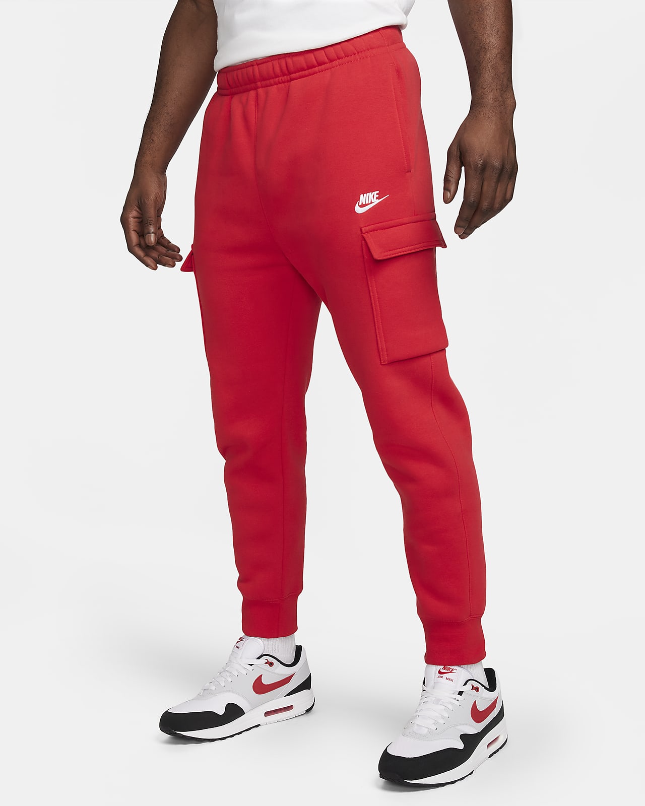 Pants cargo para hombre Nike Sportswear Club Fleece