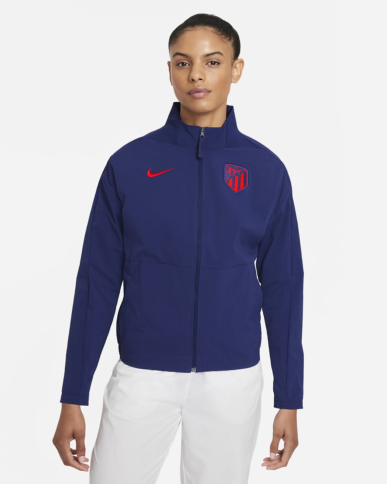 Atlético Madrid Damen-Fußballjacke
