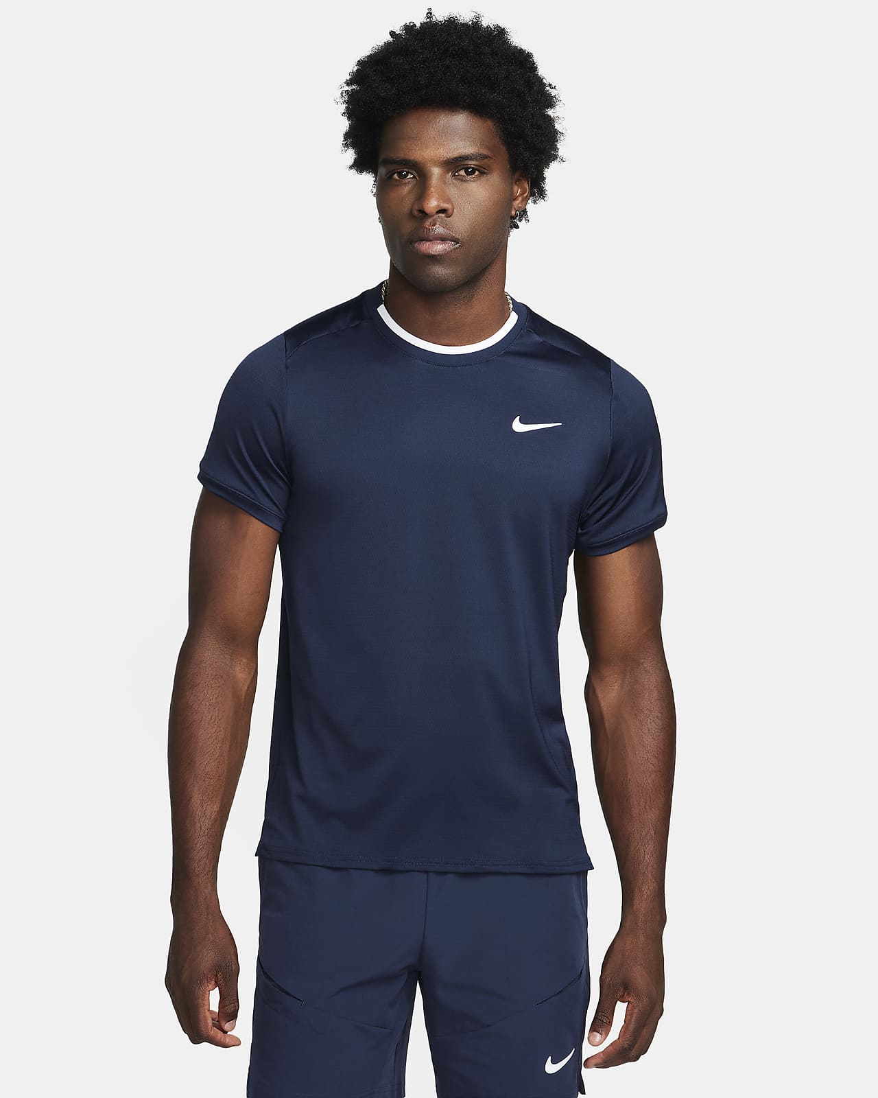 Ανδρική μπλούζα τένις Dri-FIT NikeCourt Advantage