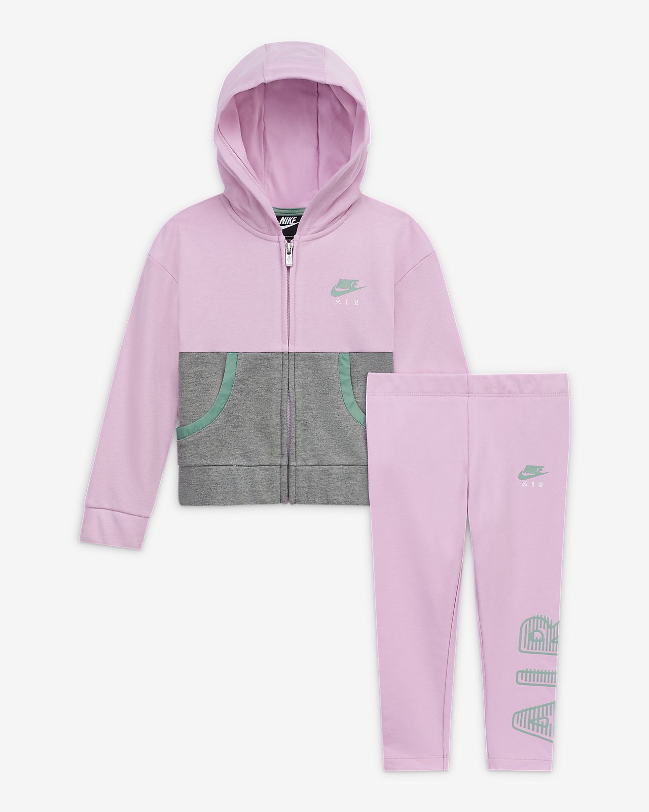 nike leggings and hoodie set