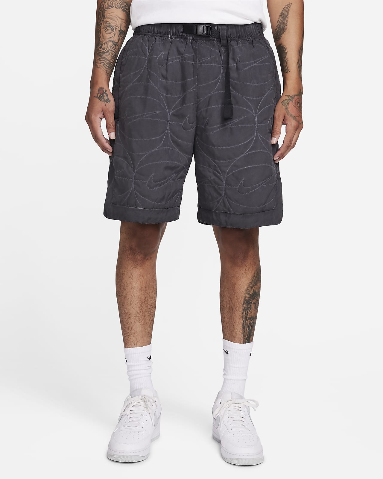 Nike Pantalons curts de teixit Woven amb farciment sintètic de 20 cm de bàsquet - Home
