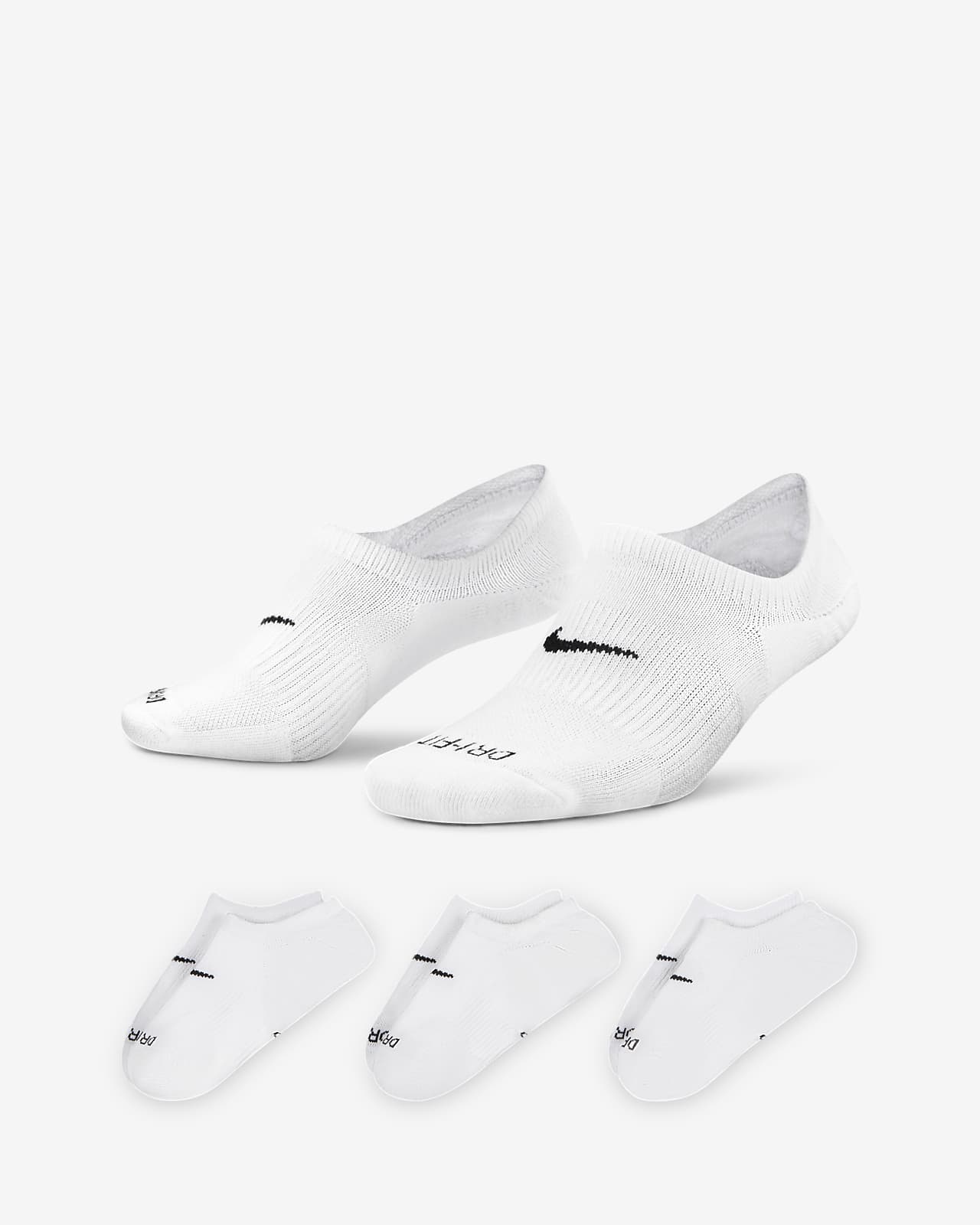 Socquettes ouvertes de training Nike Everyday Plus Cushioned pour Femme (3 paires)