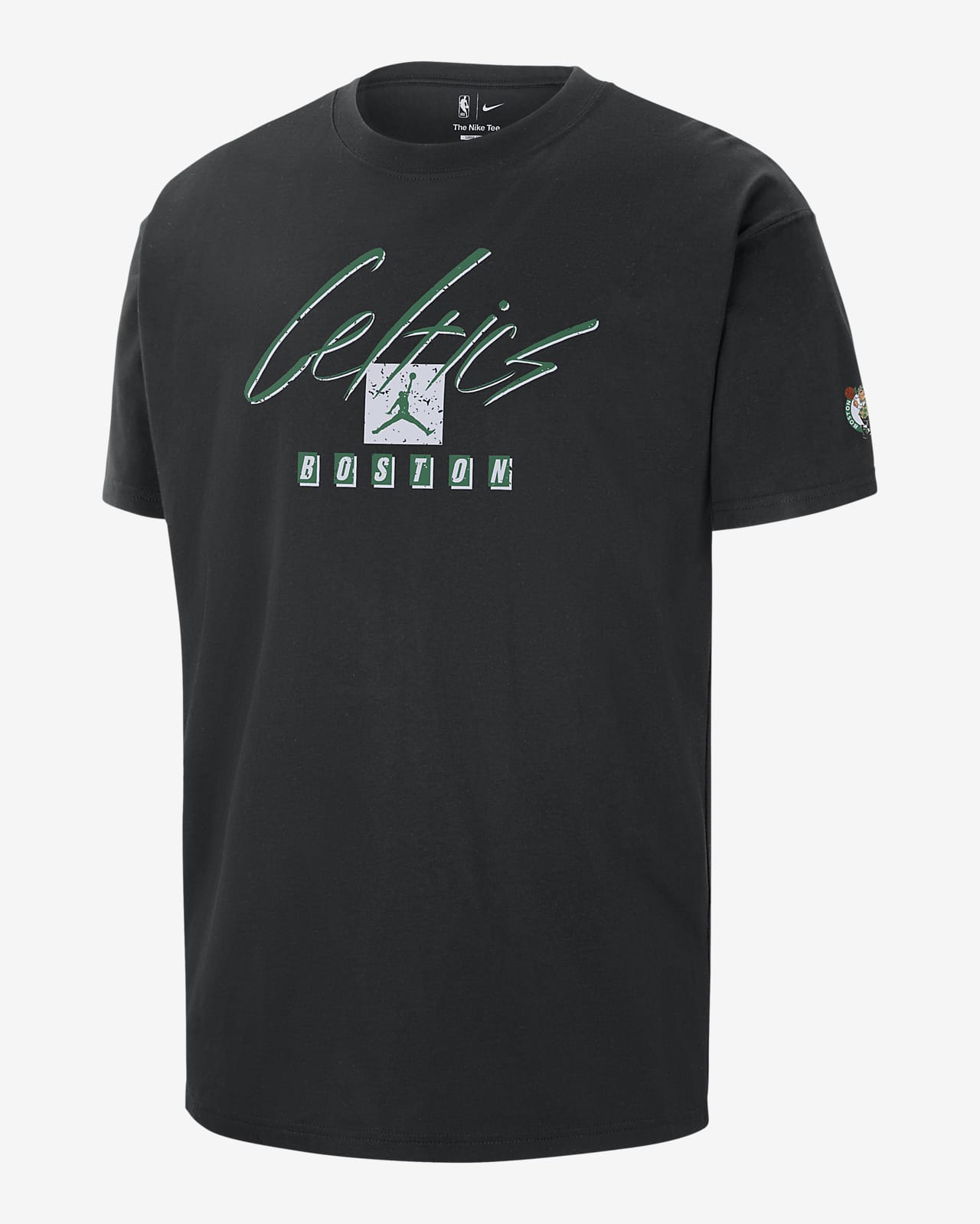 Boston Celtics Courtside Statement Edition Men's Jordan NBA Max90 T-Shirt