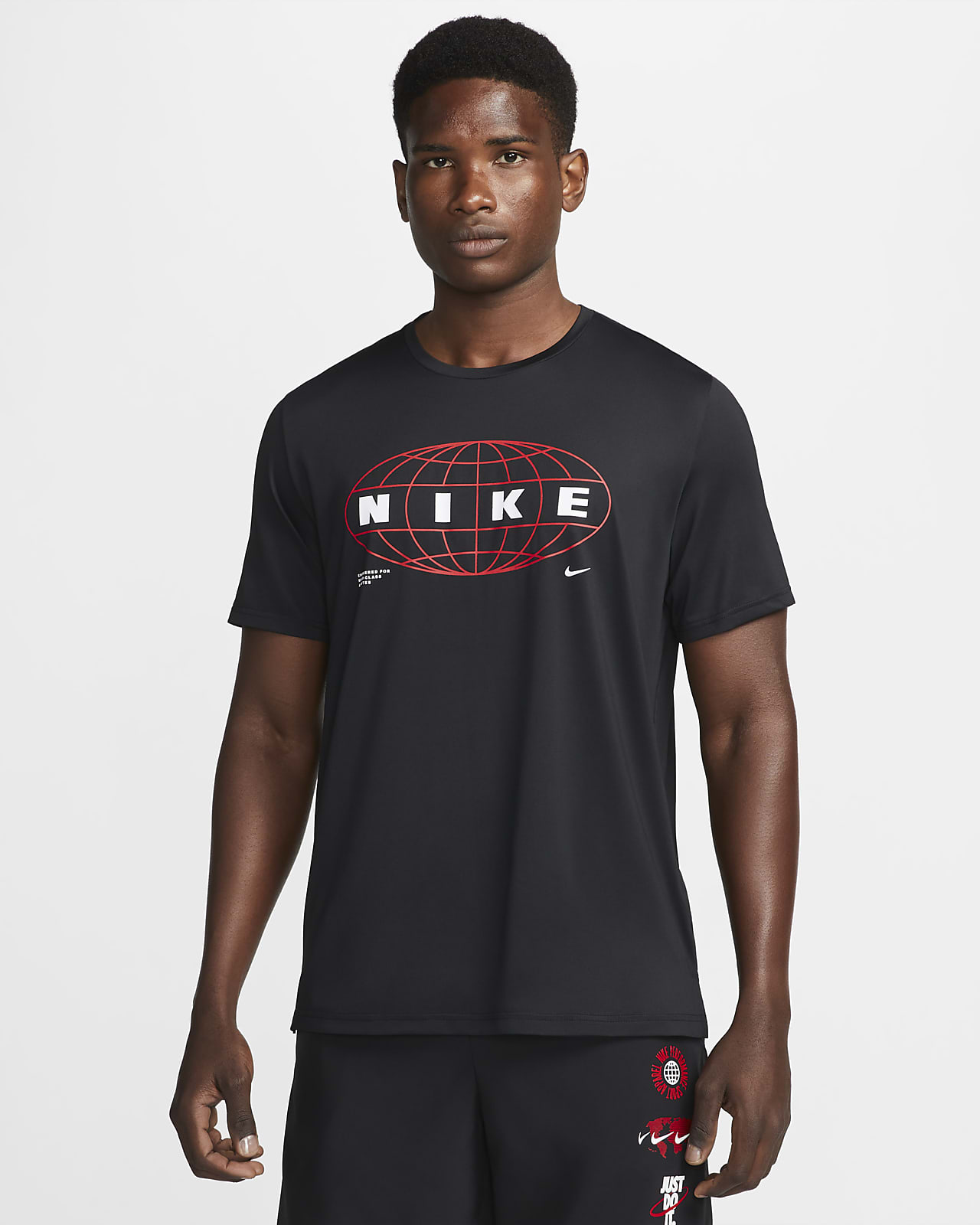 Nike Pro Dri-FIT Kurzarm-Oberteil mit Grafik für Herren