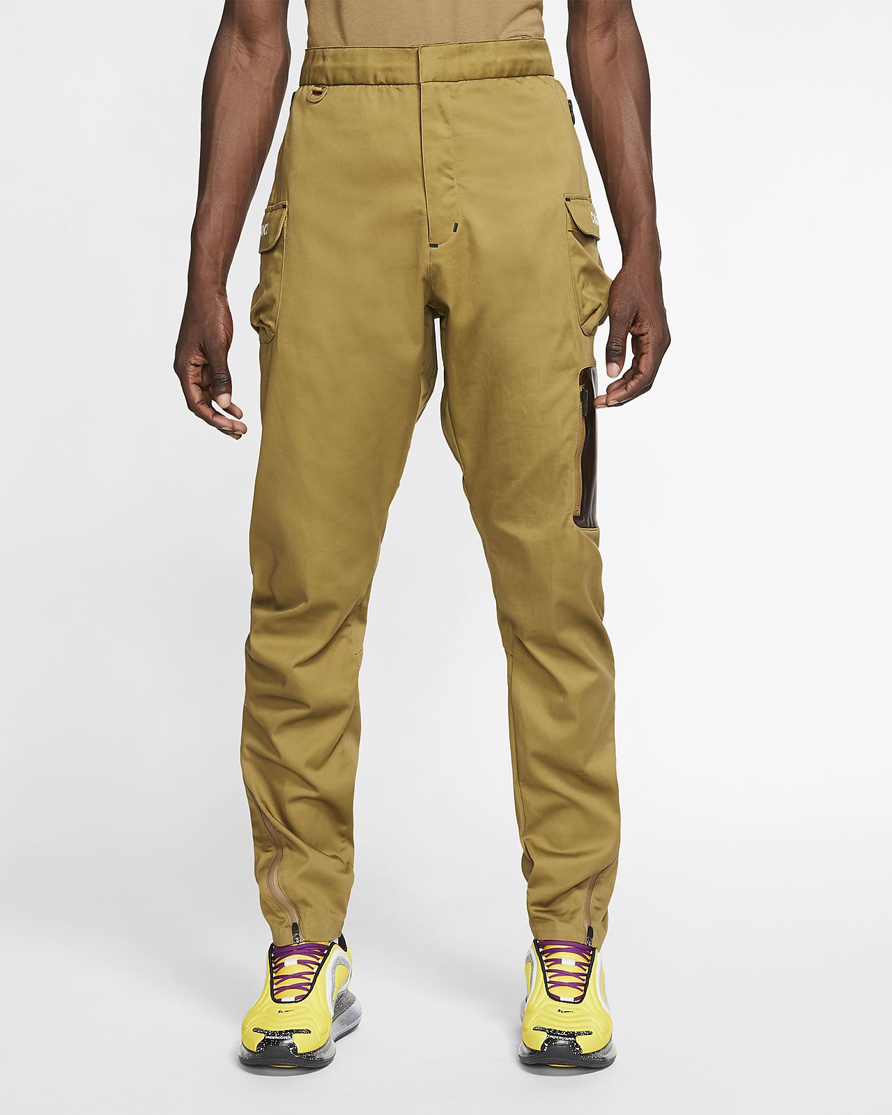 nike men's cargo pocket fleece pants