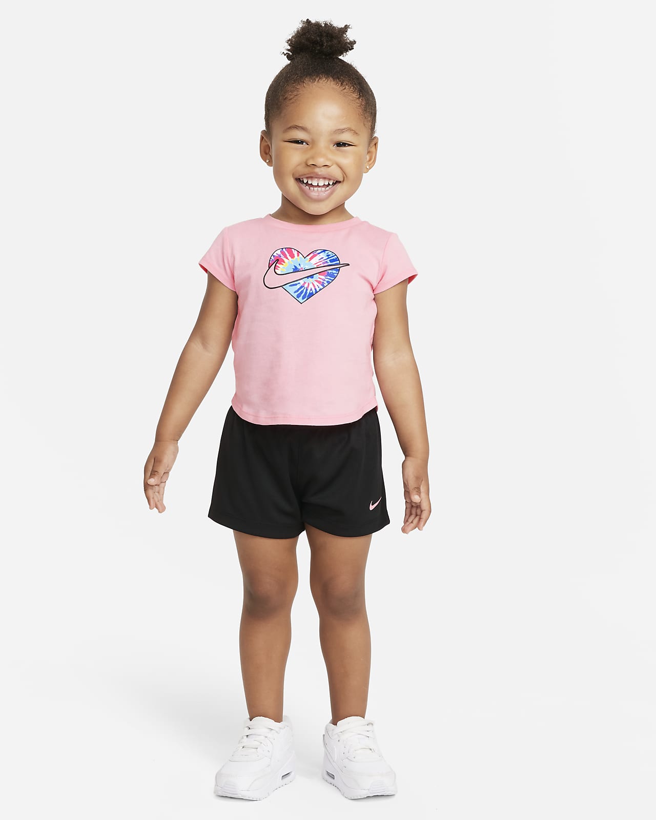 Conjunto de playera y shorts Tie-Dye para bebé de 12 a 24 meses Nike