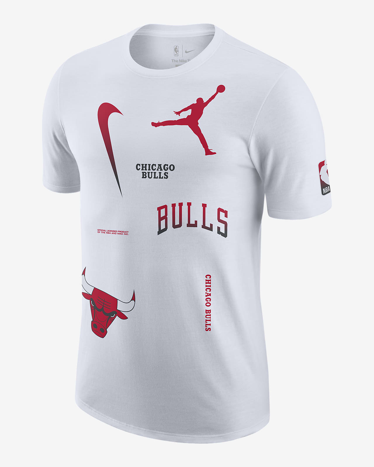 Chicago Bulls Courtside Statement Edition Men's Jordan Max90 NBA T-Shirt