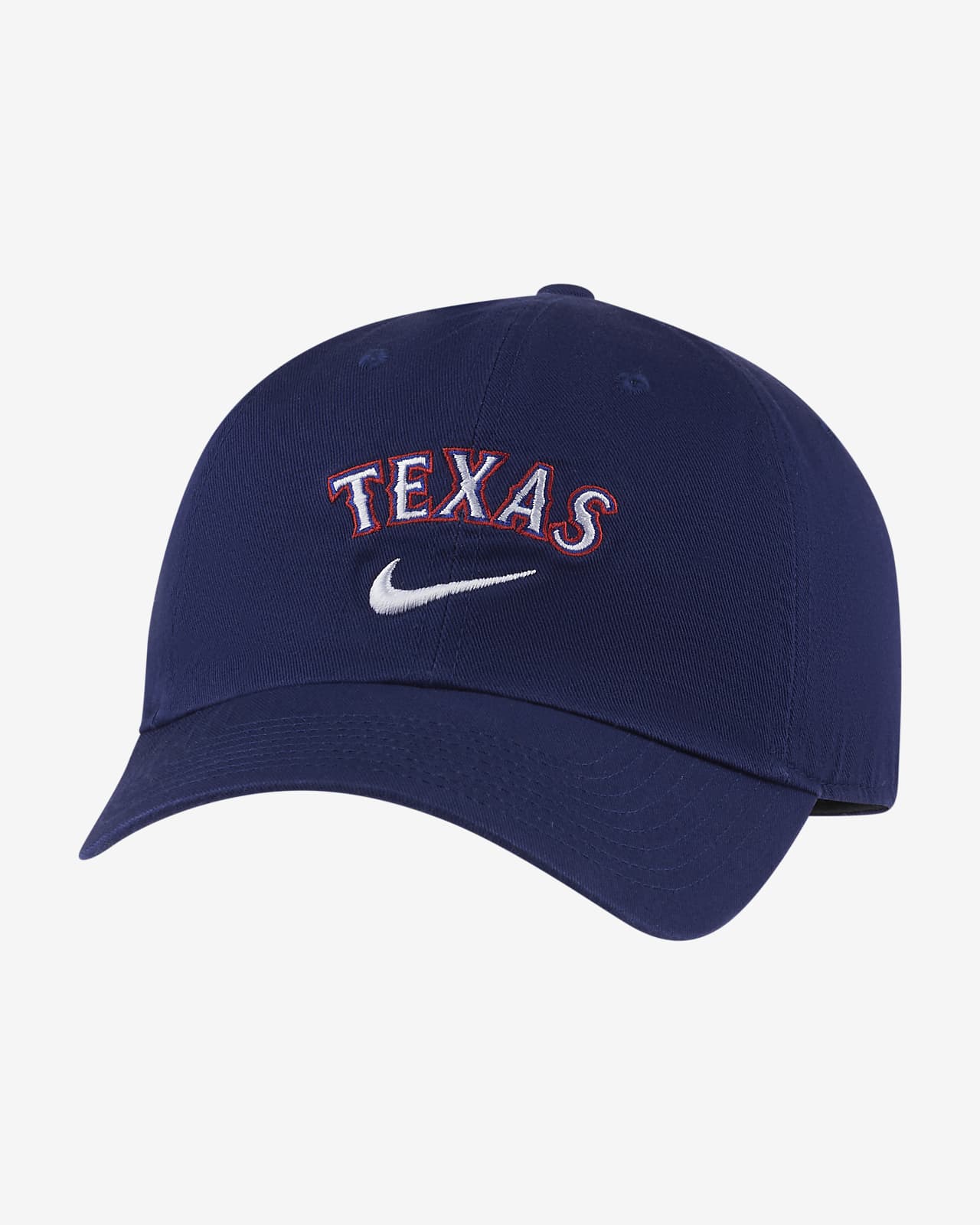 Gorra ajustable Nike Heritage86 Swoosh (MLB Texas Rangers)