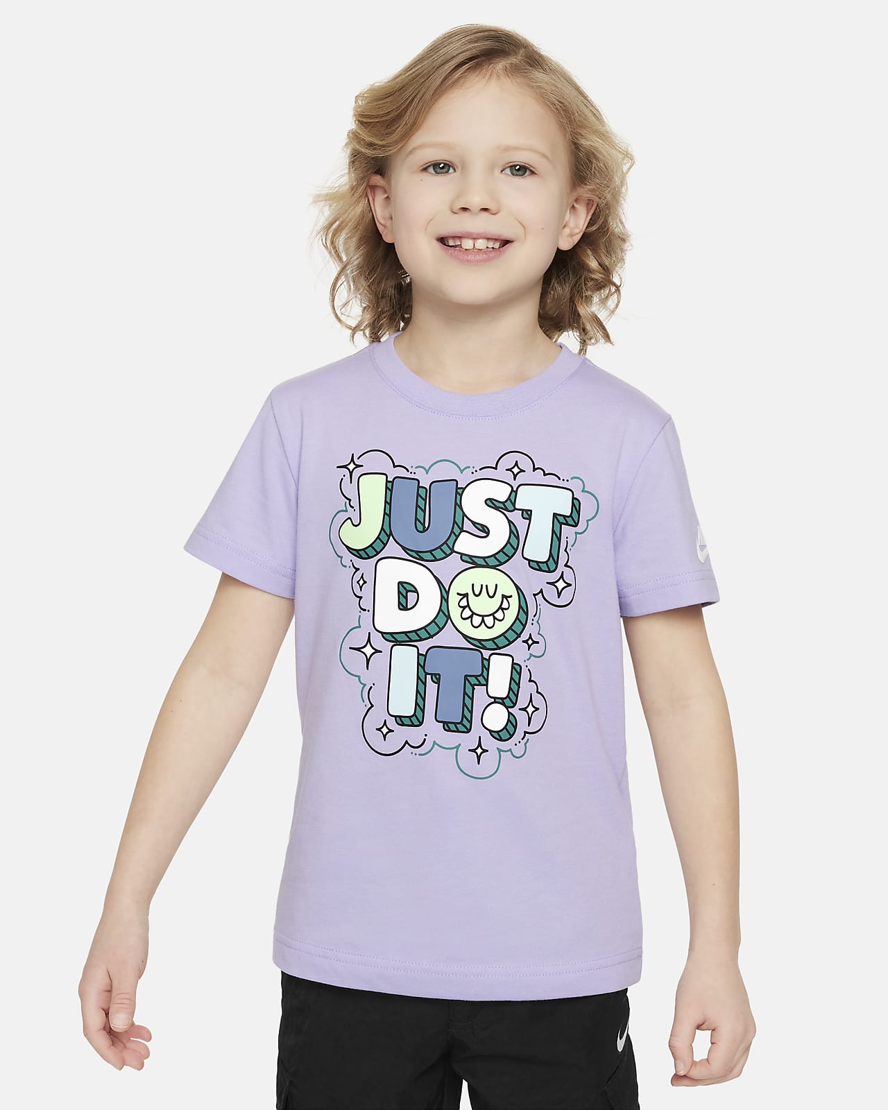 Nike Little Kids' Bubble 'Just Do It' T-Shirt