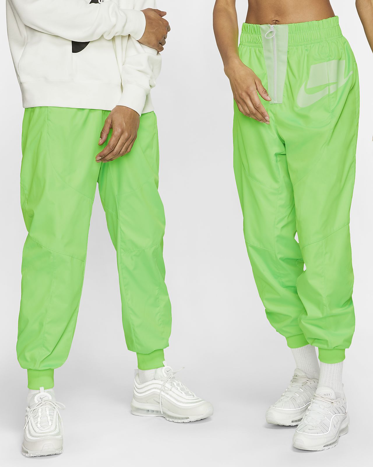 neon green nike pants cheap online