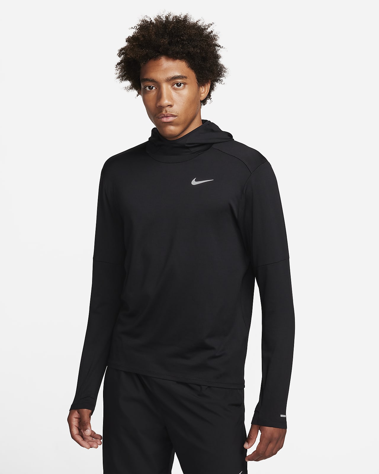 Sudadera con gorro UV de running para hombre Nike Dri-FIT Element