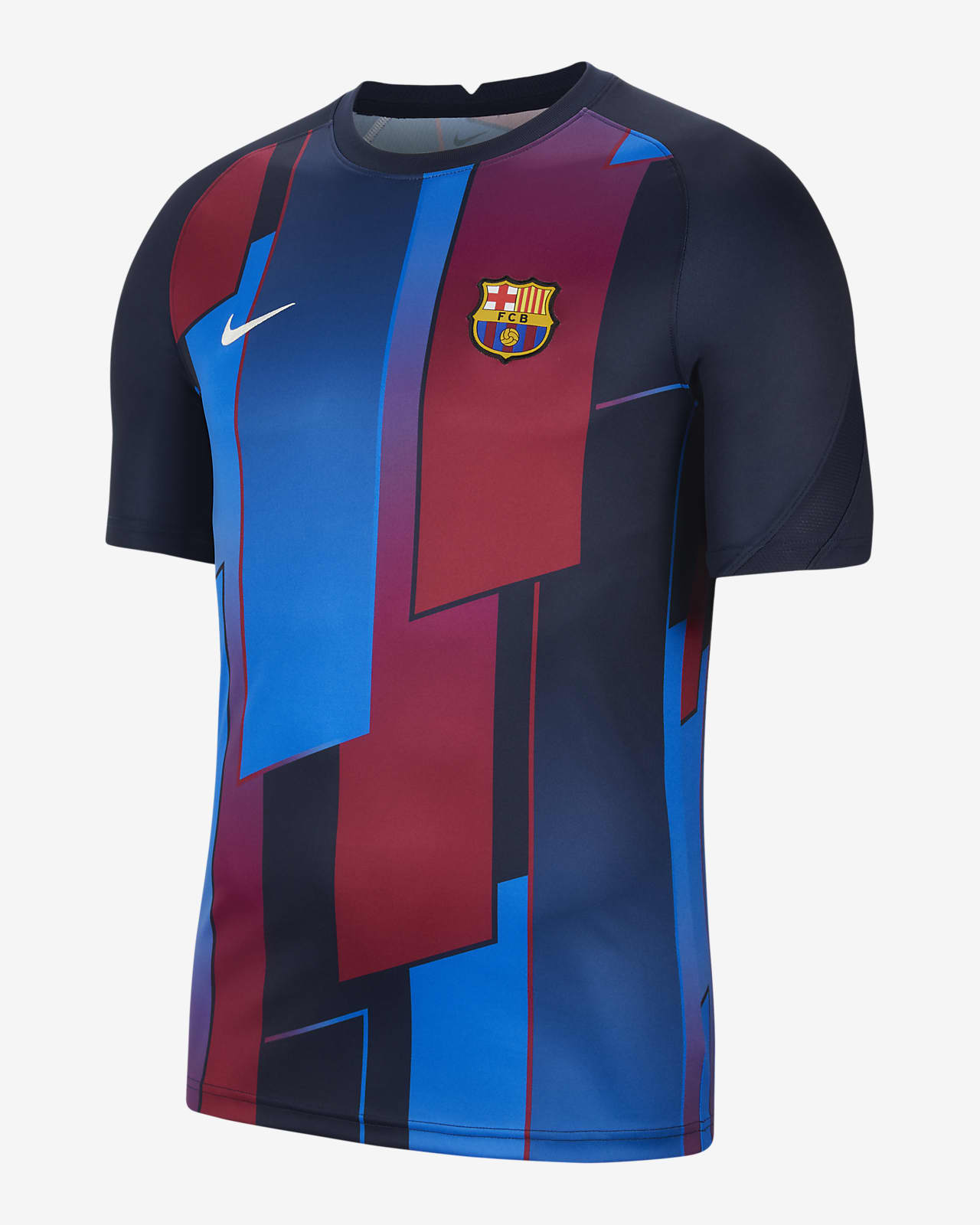 F.C. Barcelona Men's Pre-Match Short-Sleeve Football Top