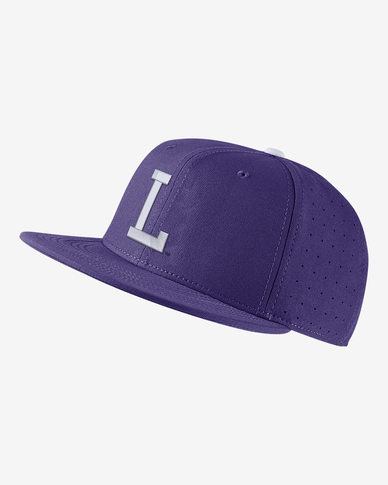 LSU Nike College Fitted Baseball Hat