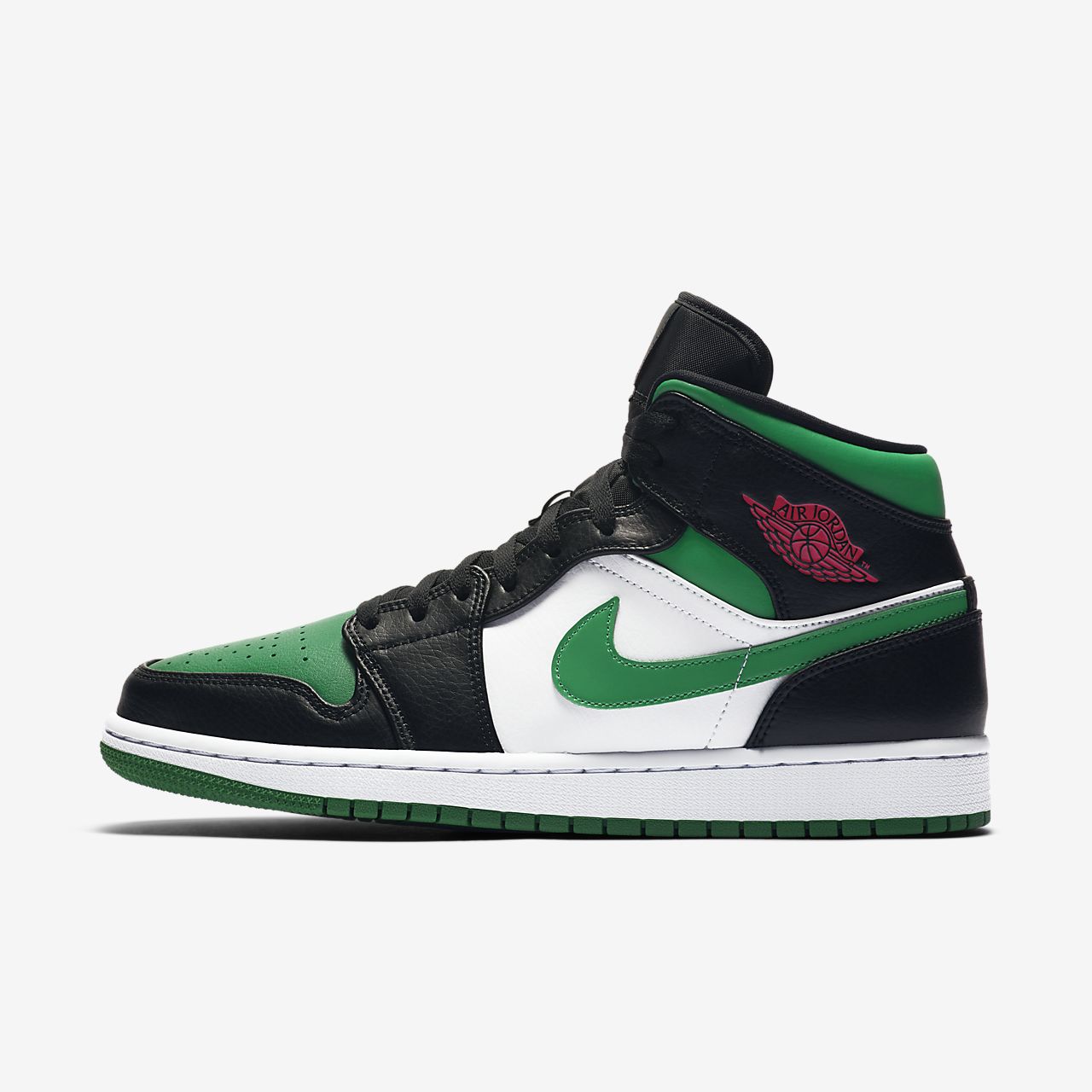 nike air jordan 1 mid se pine green