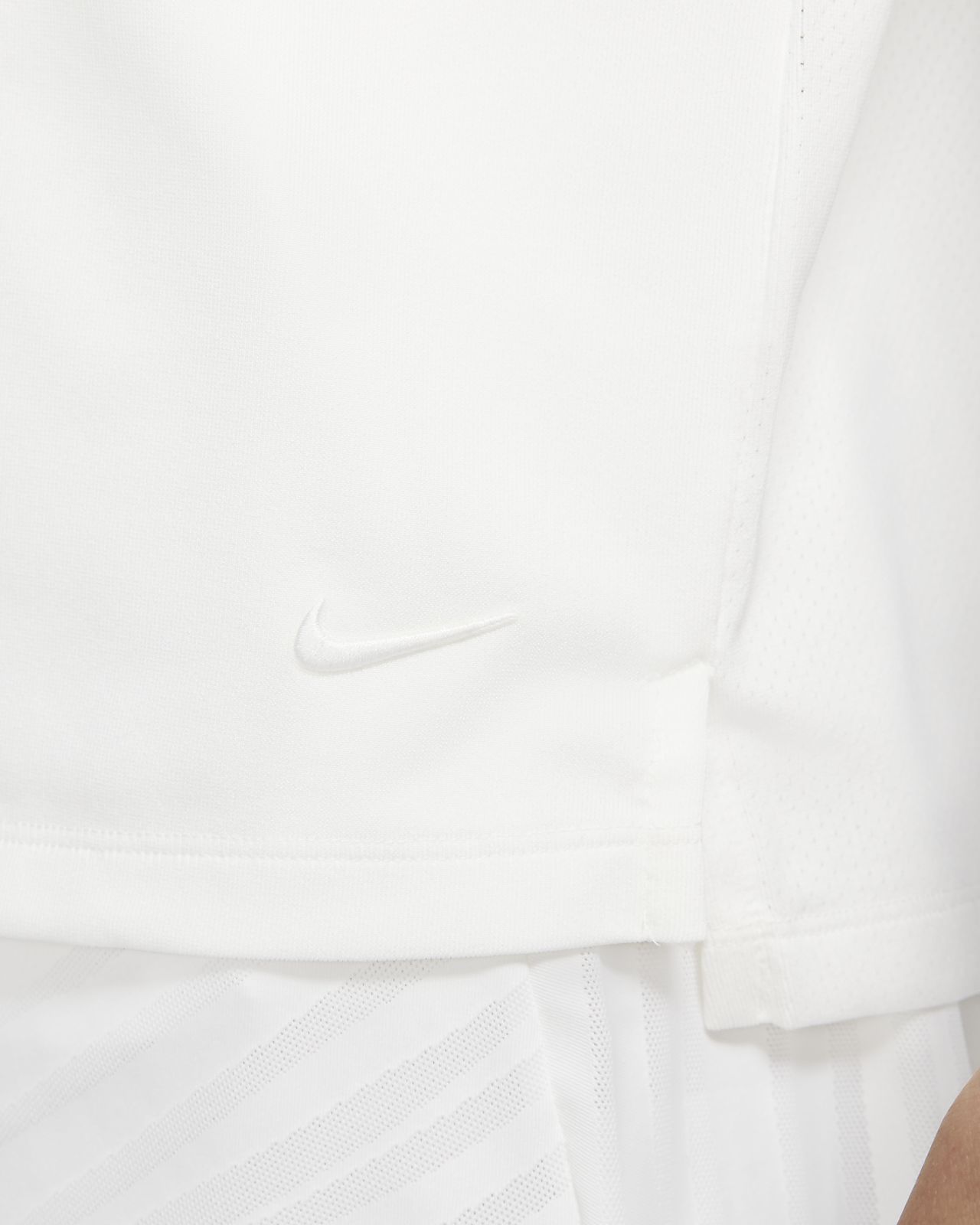 nike white golf polo